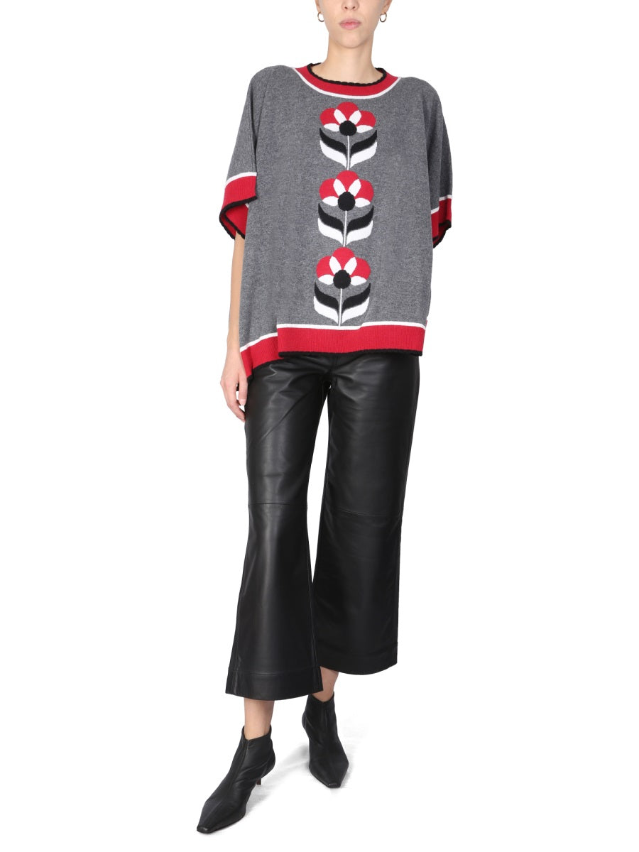 BOUTIQUE MOSCHINO Wool Geometric T-Shirt