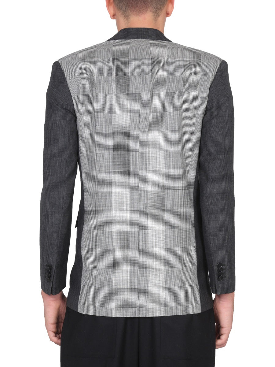 ASPESI Single-Breasted Virgin Wool Jacket for Men