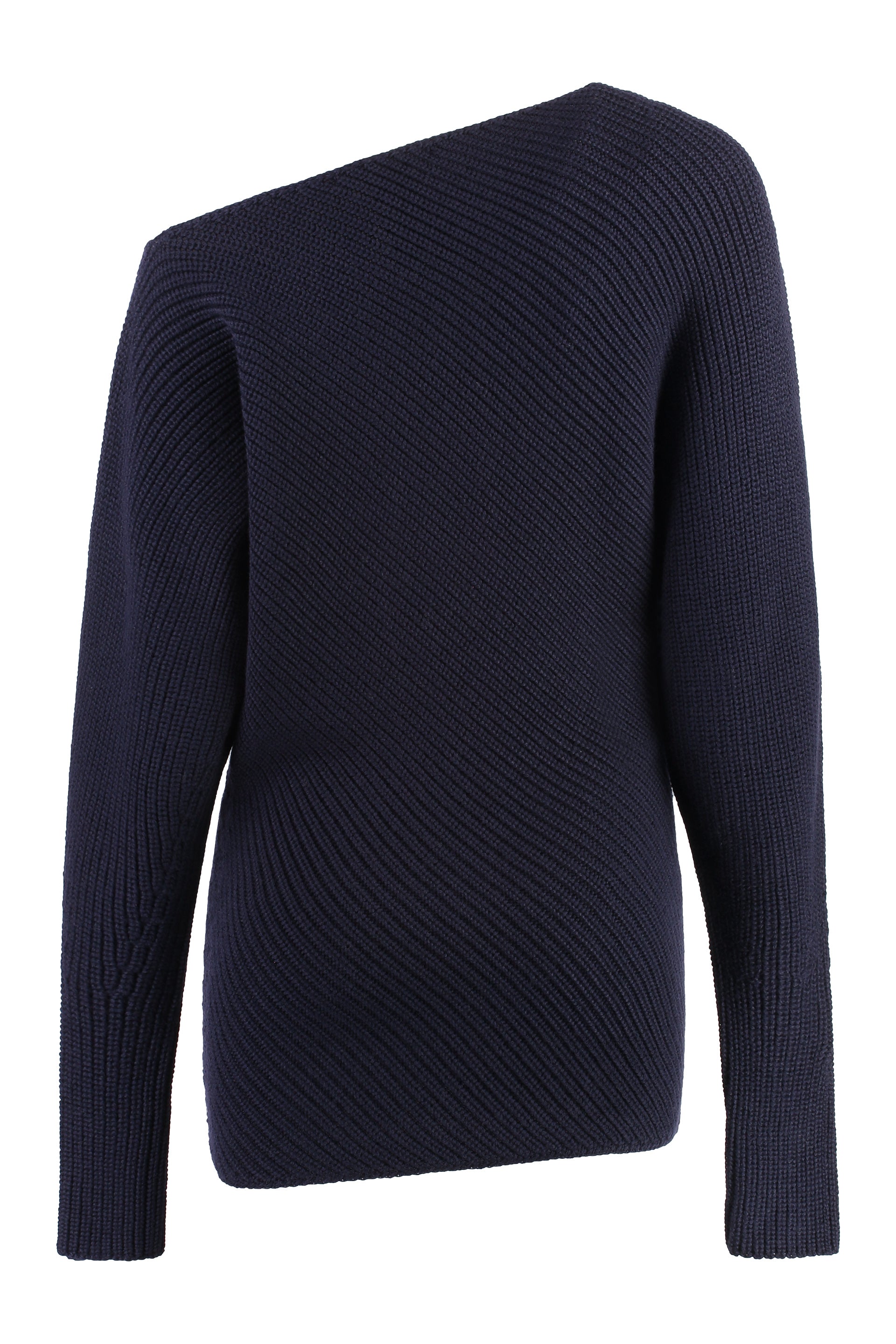 PHILOSOPHY DI LORENZO SERAFINI Ribbed Knit Wool Blend Pullover for Women