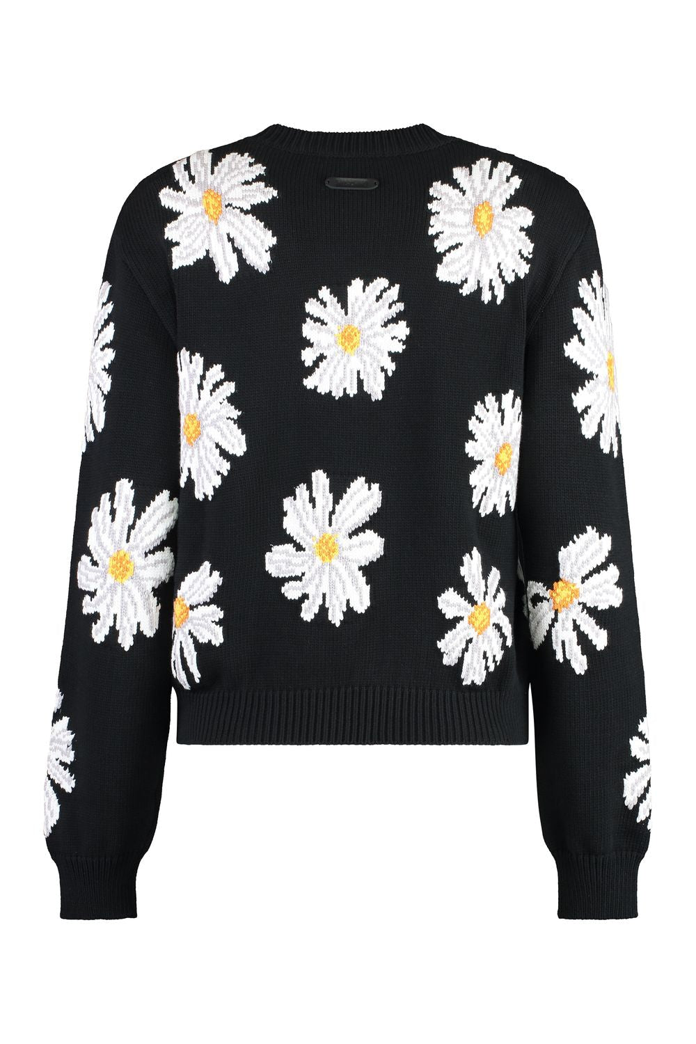 MOSCHINO COUTURE Cotton Blend Crew-Neck Sweater
