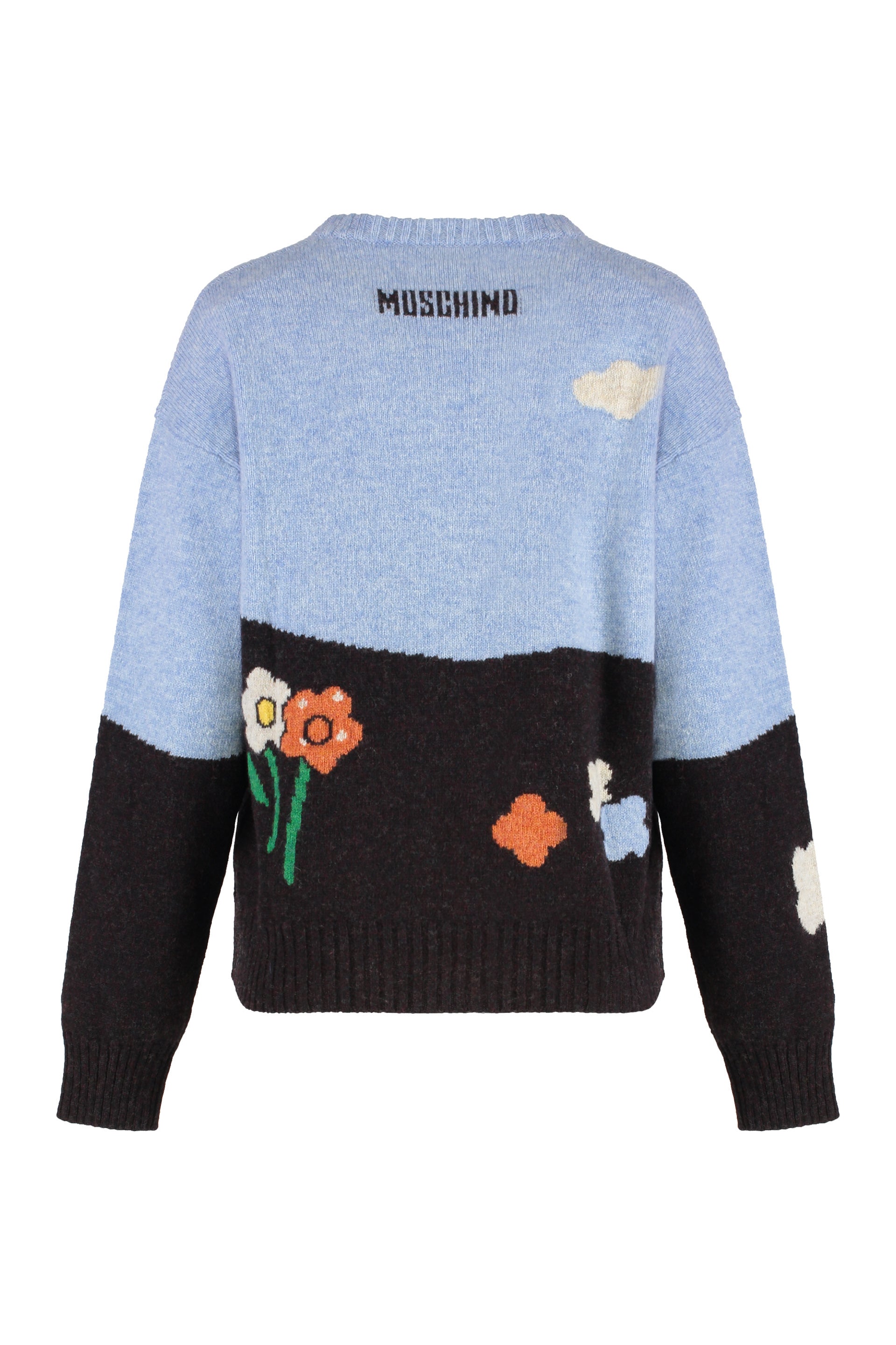 MOSCHINO COUTURE Virigin Wool Crew-Neck Sweater for Women