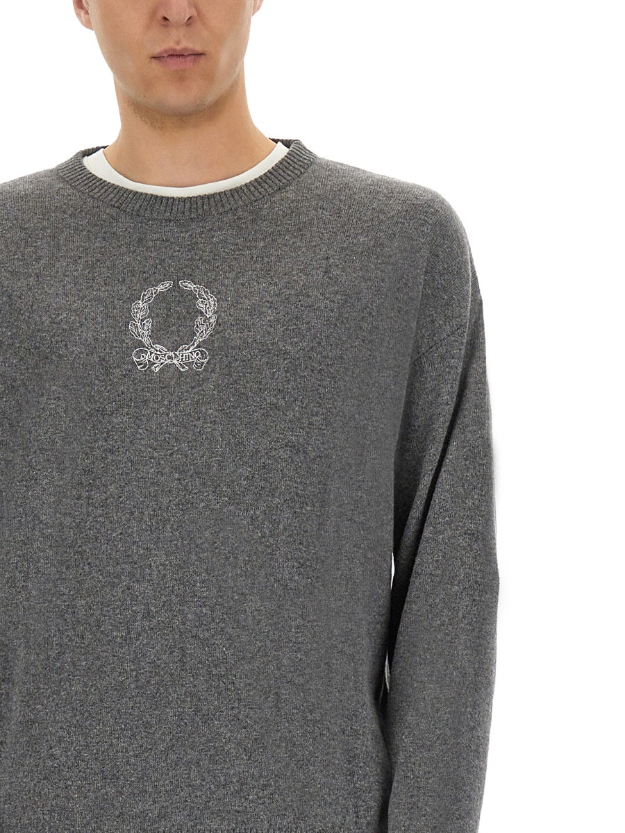 MOSCHINO COUTURE Men's Luxe Knit Sweater