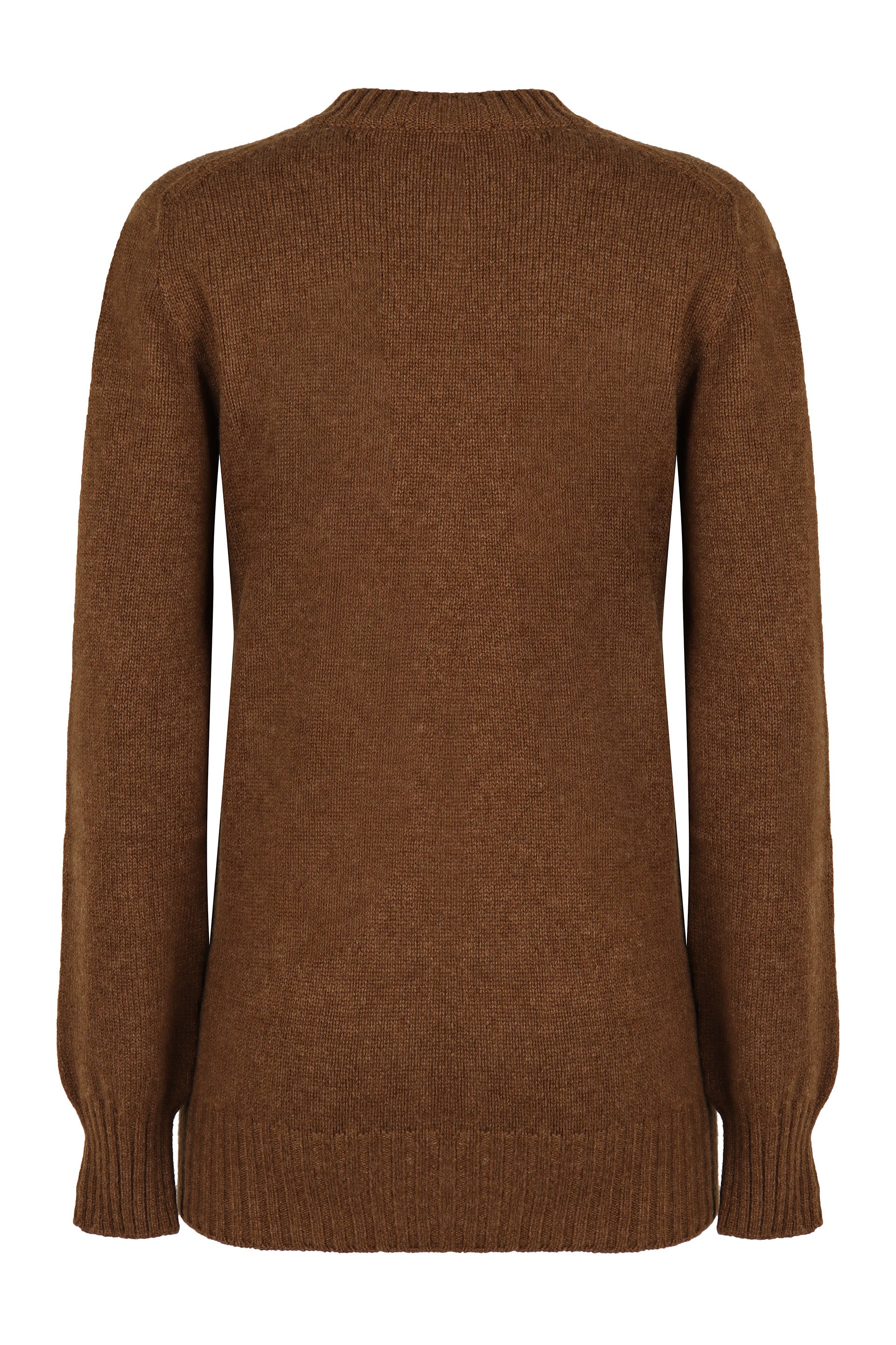 PHILOSOPHY DI LORENZO SERAFINI Wool and Cashmere Sweater with Gold-Tone Detail
