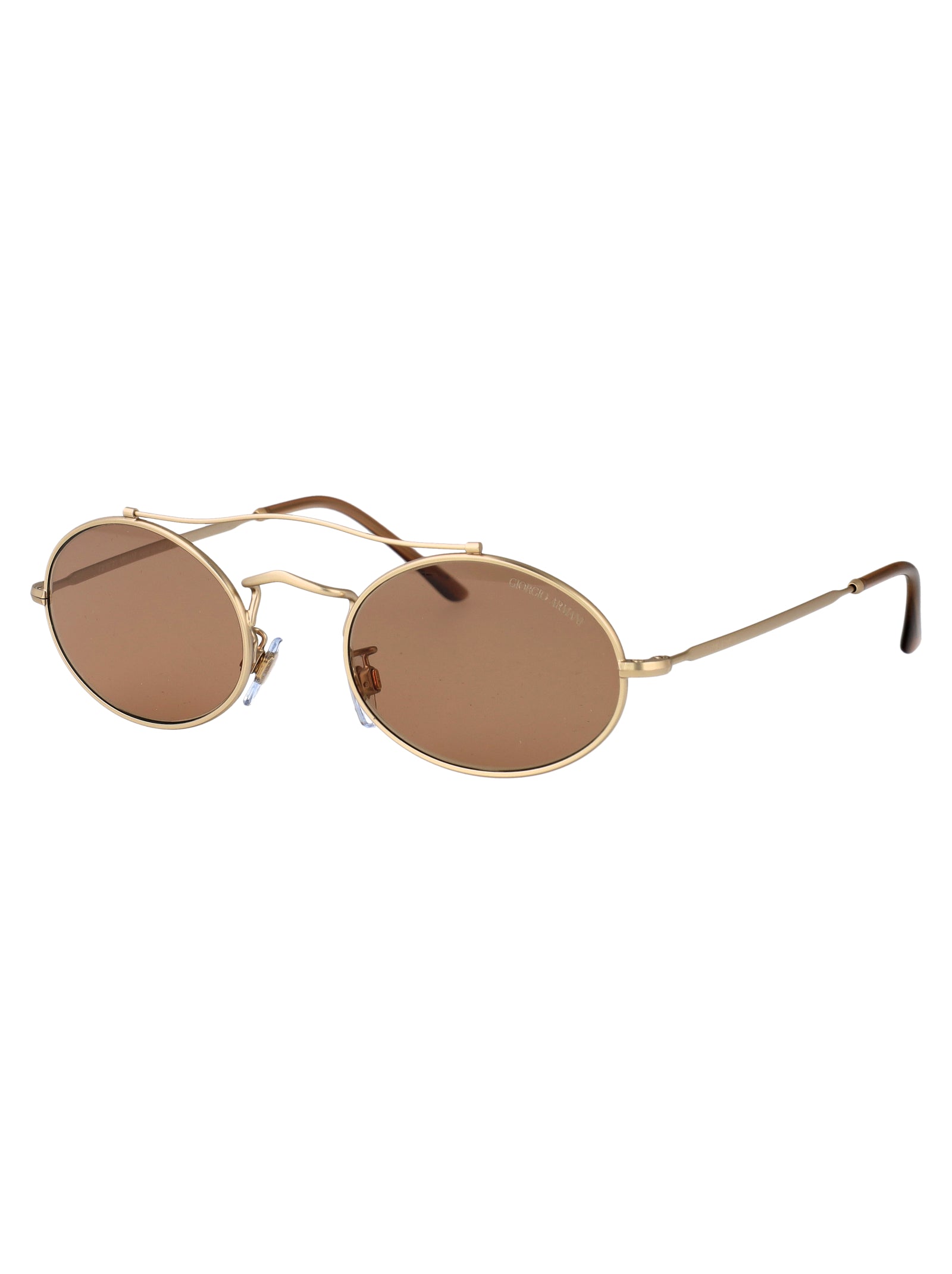 GIORGIO ARMANI Matte Metal Sunglasses for Men - SS25 Style