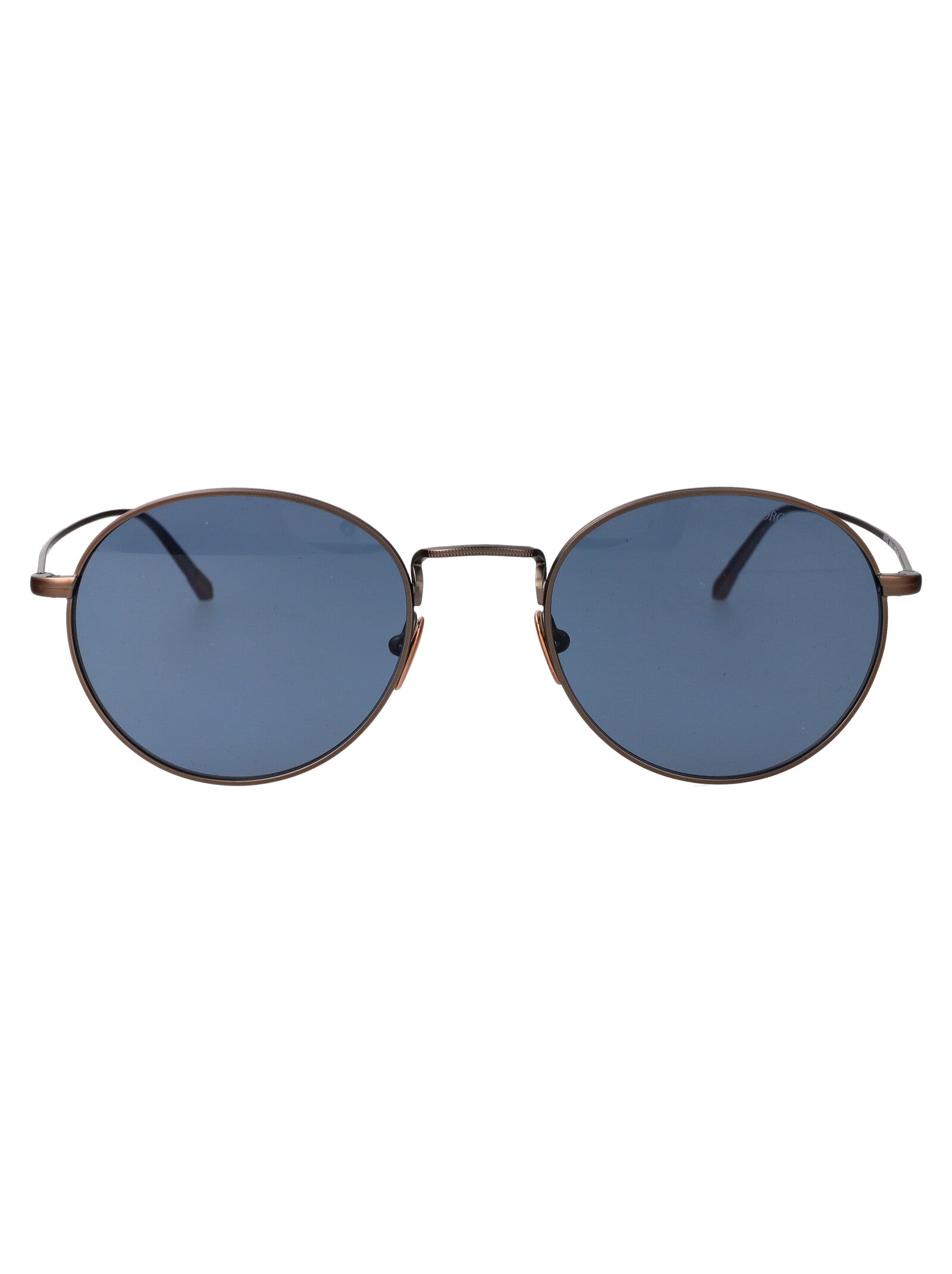 GIORGIO ARMANI Matte Bronze Metal Sunglasses for Women