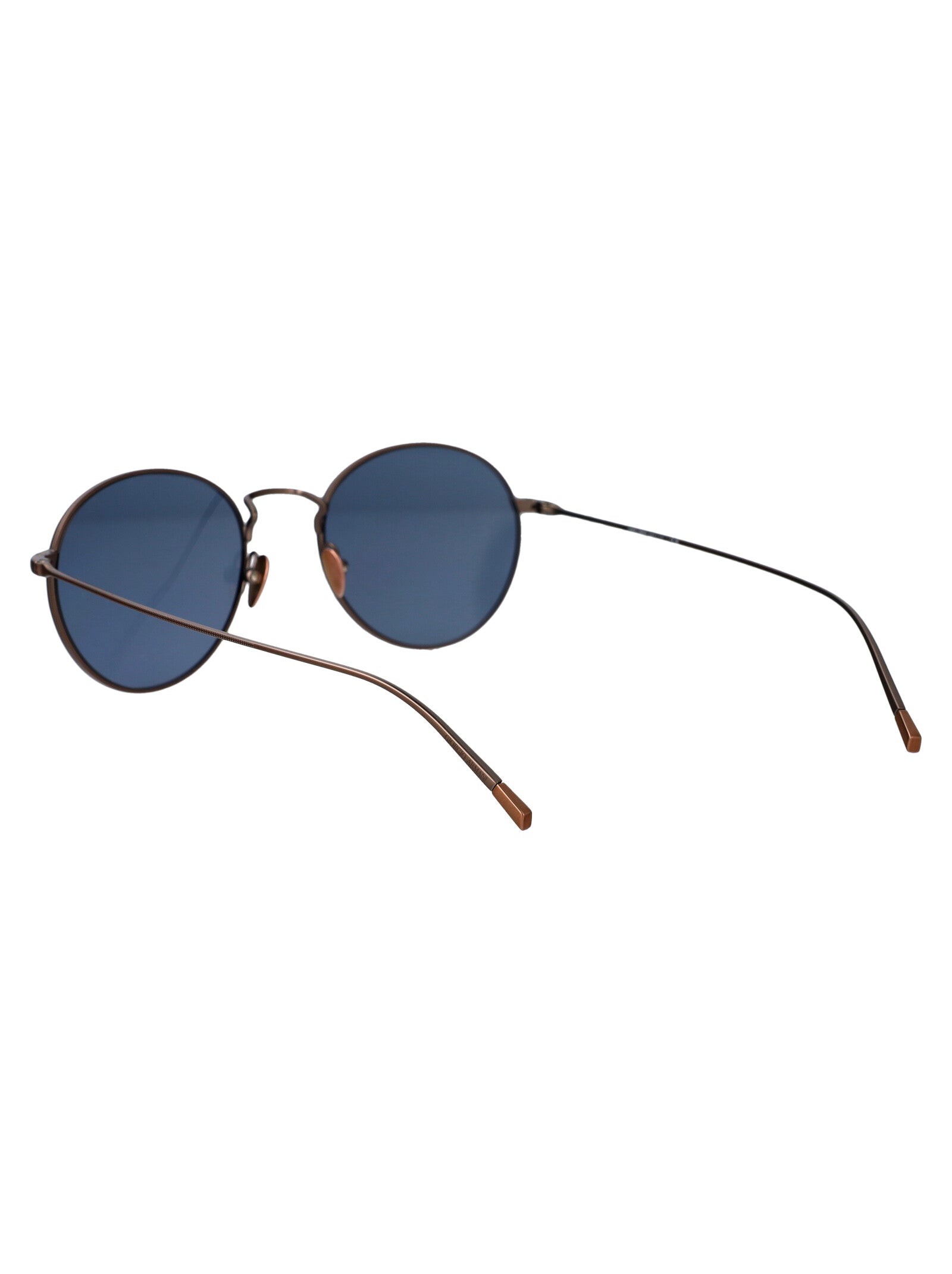 GIORGIO ARMANI Matte Bronze Metal Sunglasses for Women