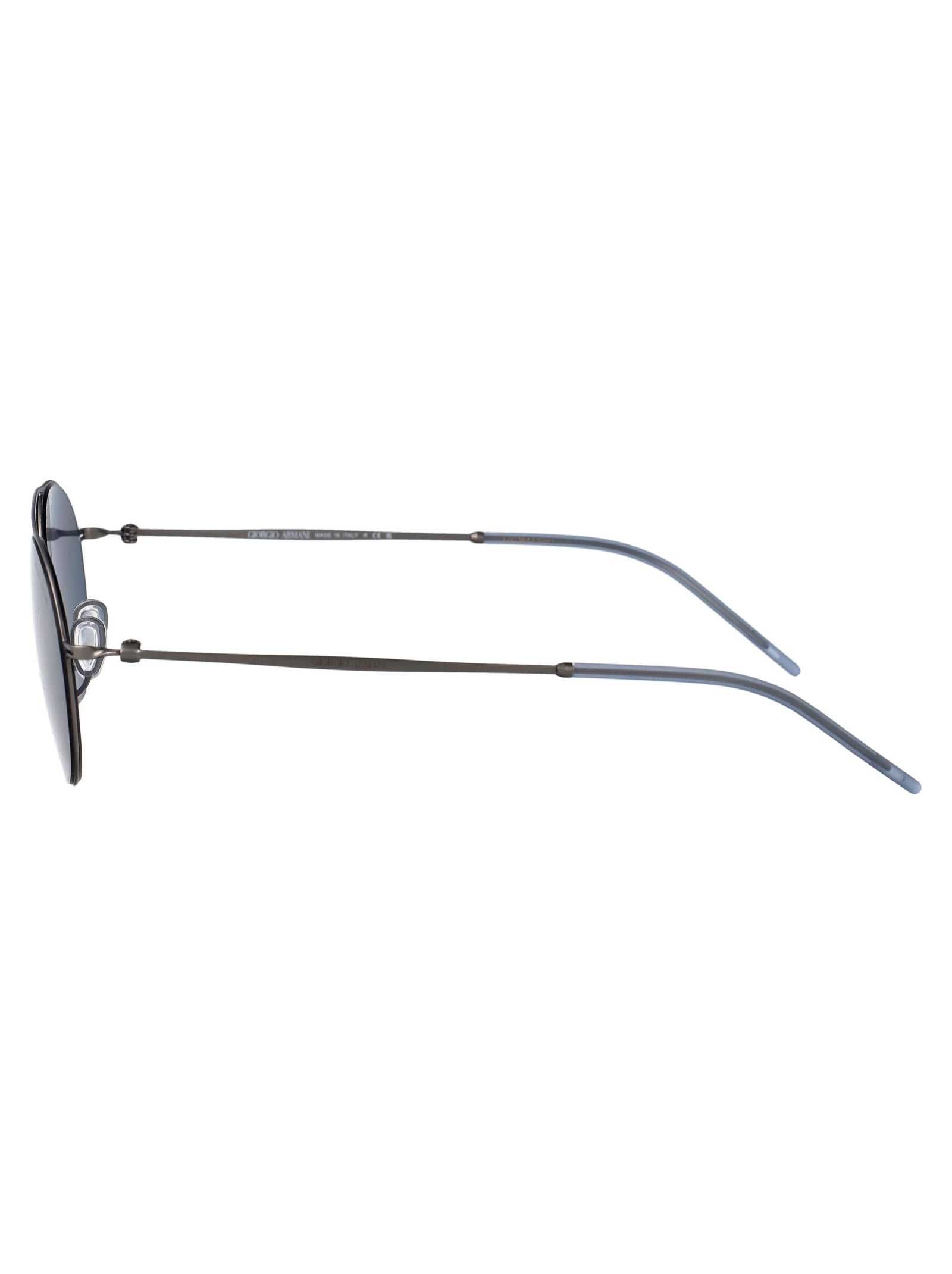 GIORGIO ARMANI Matte Gunmetal Unisex Sunglasses