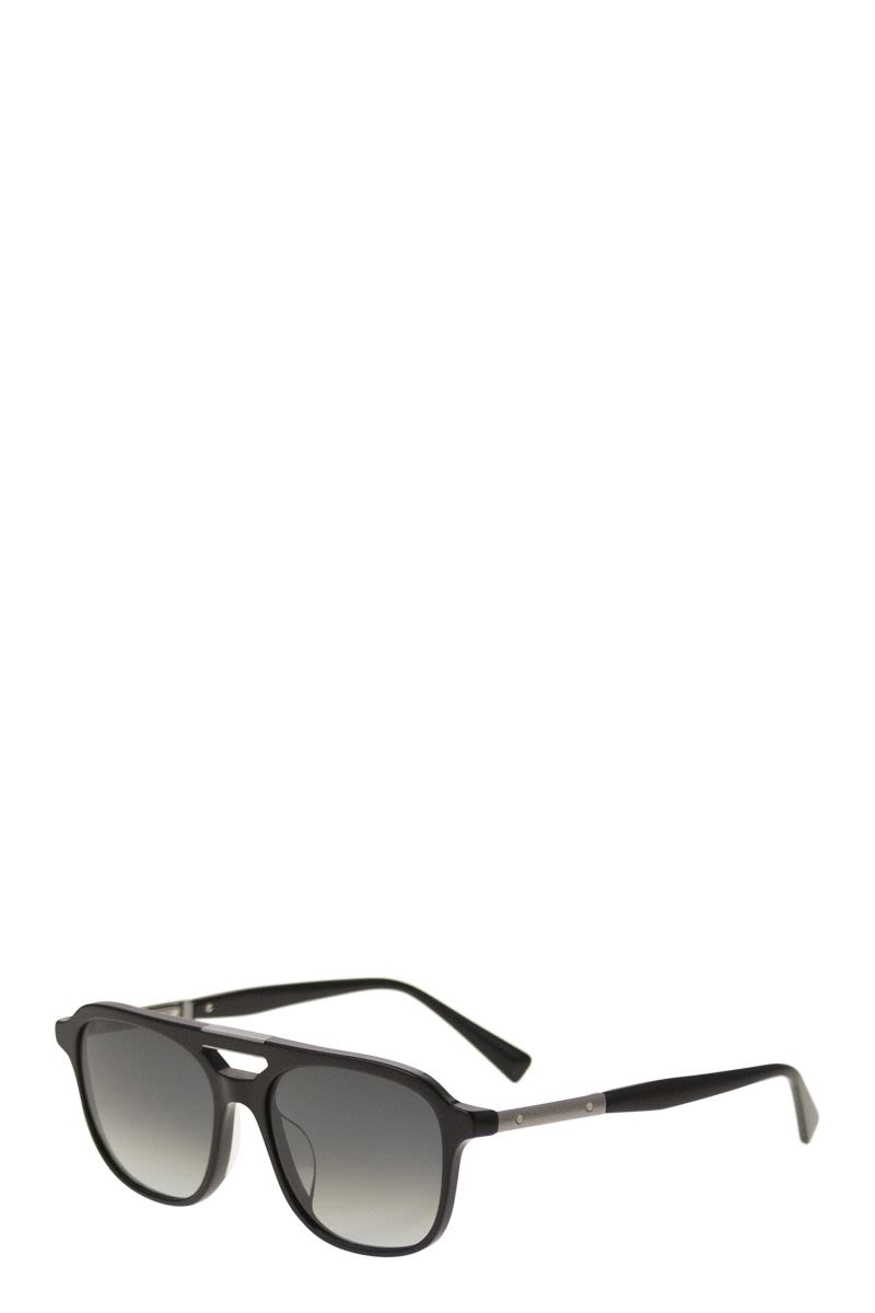 BRUNELLO CUCINELLI Sartorial Sunset Aviator Acetate Sunglasses