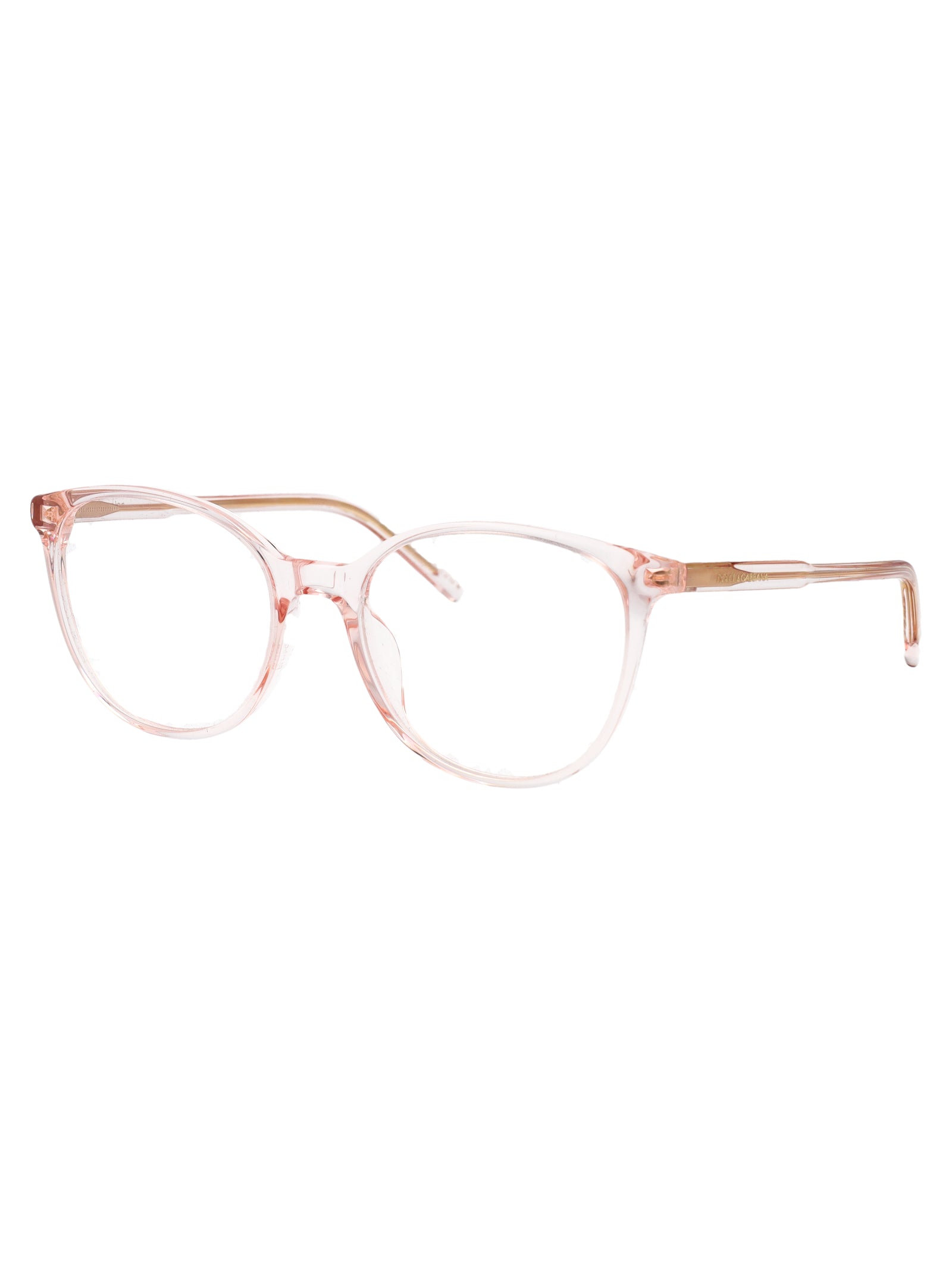 DOLCE & GABBANA Transparent Acetate Optical Glasses for Women