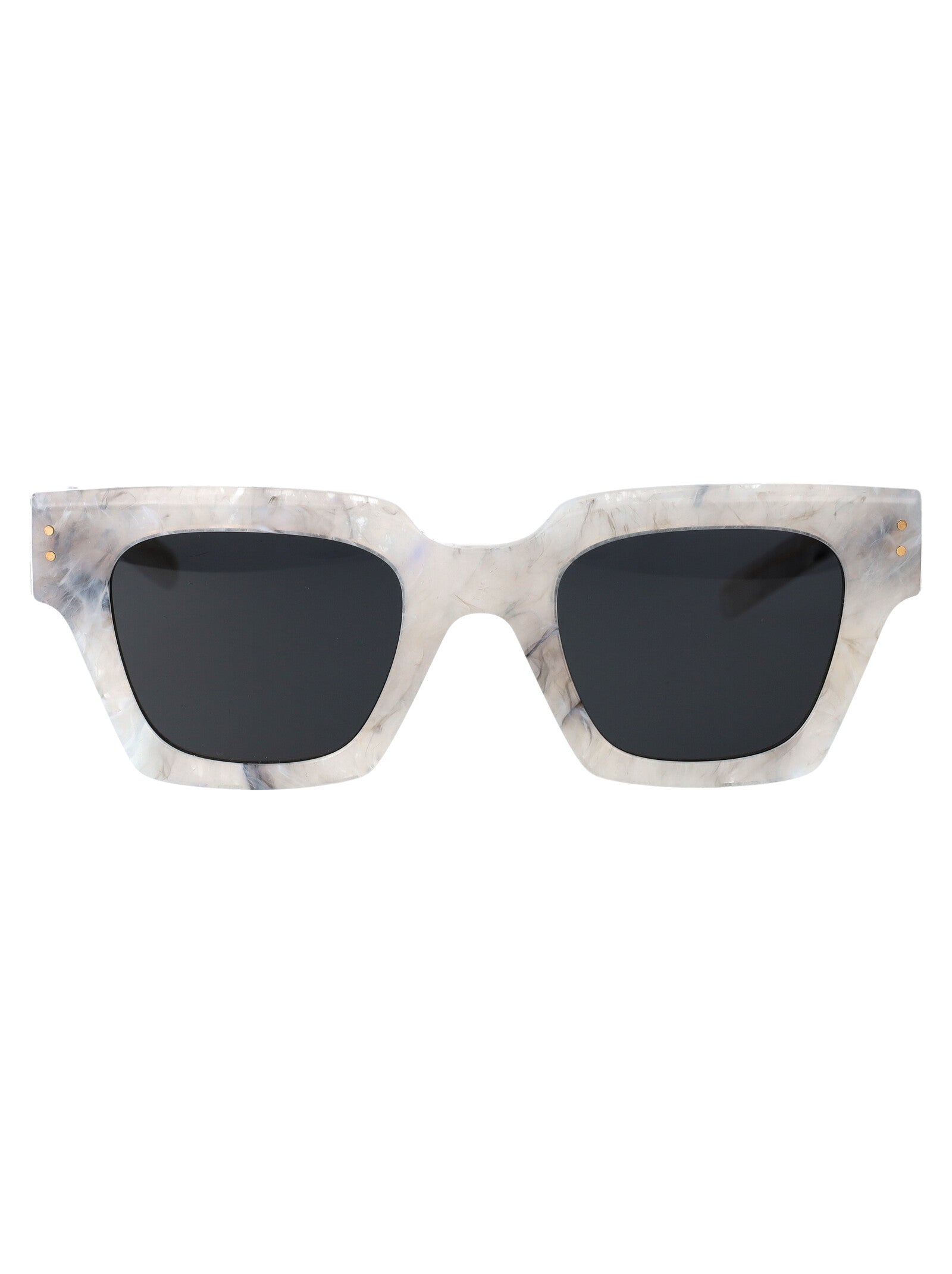 DOLCE & GABBANA Elegant Marble Acetate Sunglasses for Women