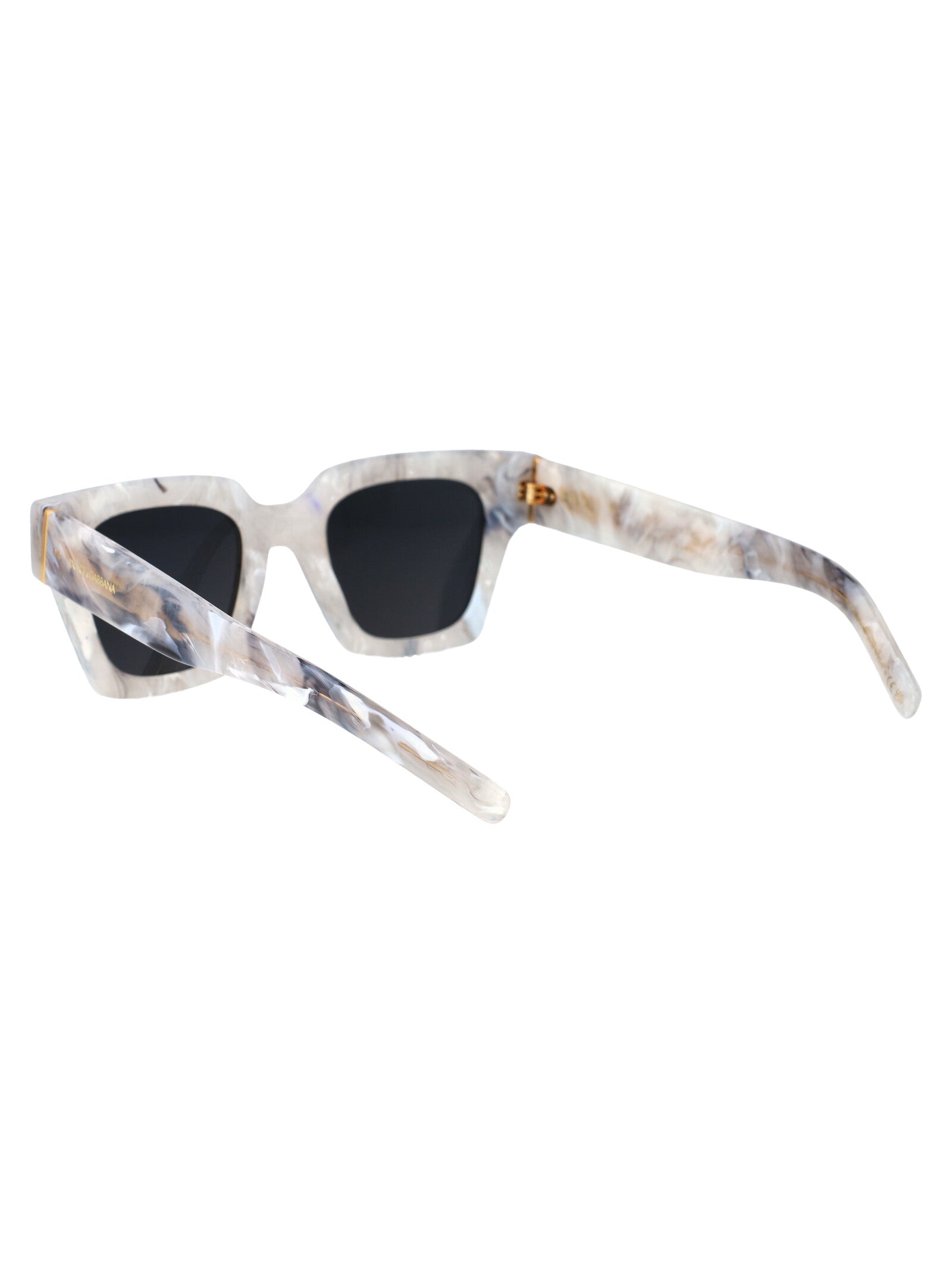 DOLCE & GABBANA Elegant Marble Acetate Sunglasses for Women