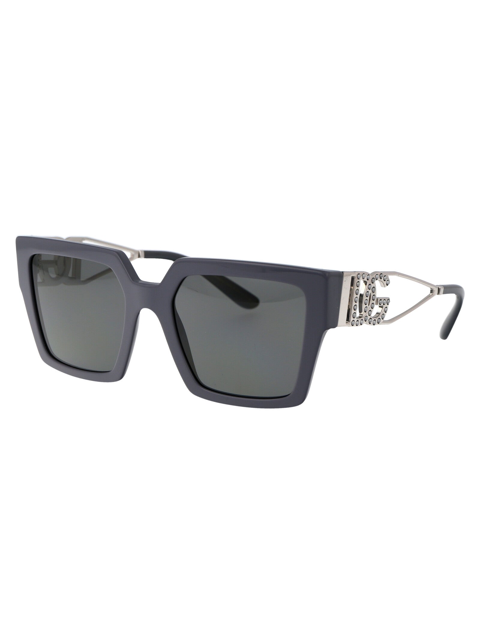 DOLCE & GABBANA Acetate Women's Sunglasses - Chic Oversized Style
