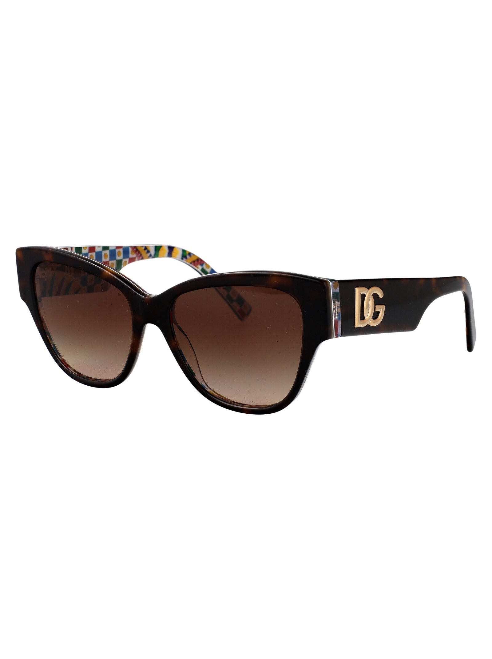 DOLCE & GABBANA Havana Acetate Sunglasses for Women