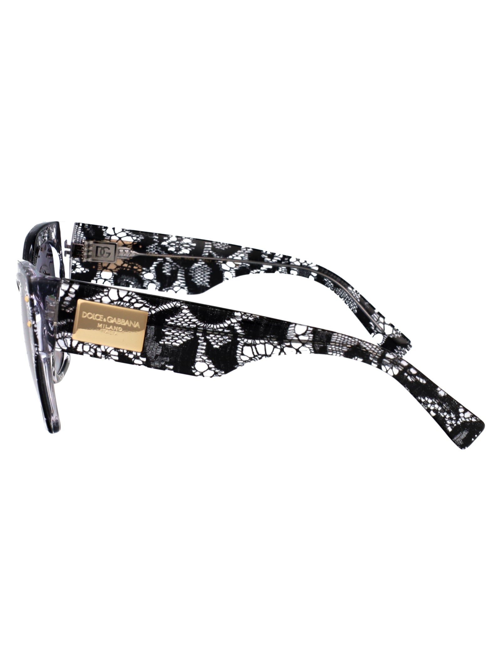 DOLCE & GABBANA Lace Acetate Sunglasses for Women - Perfect Accessory for SS25