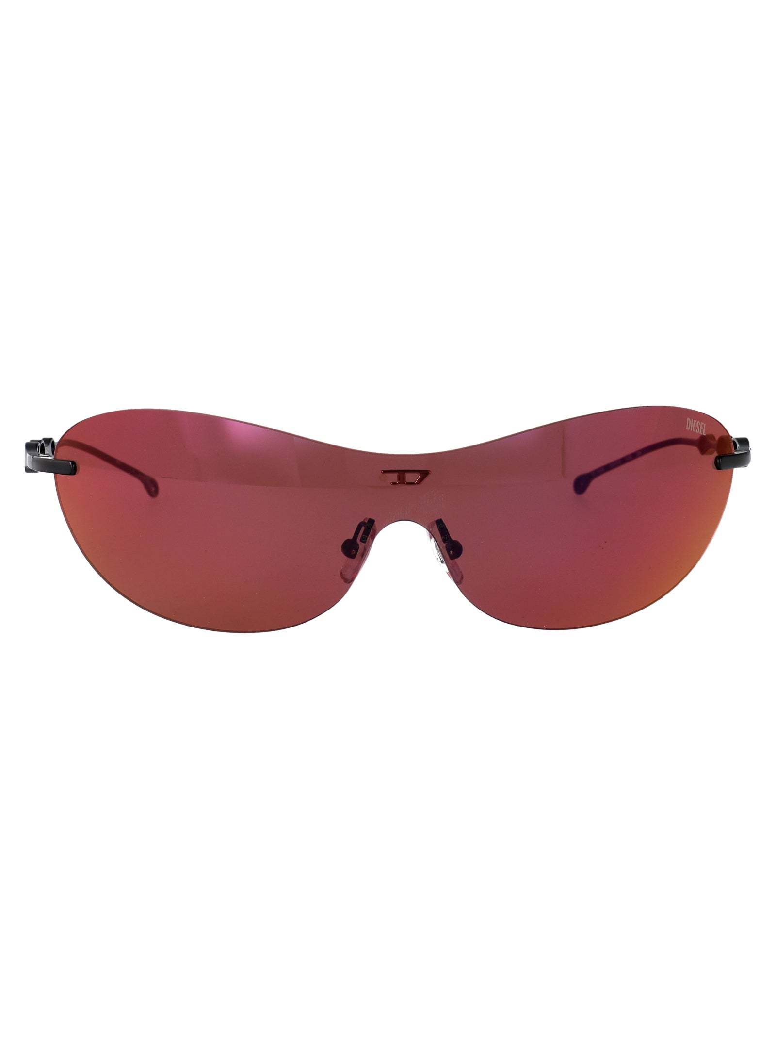 DIESEL Unisex Metal Sunglasses - Trendsetting Accessory for SS25