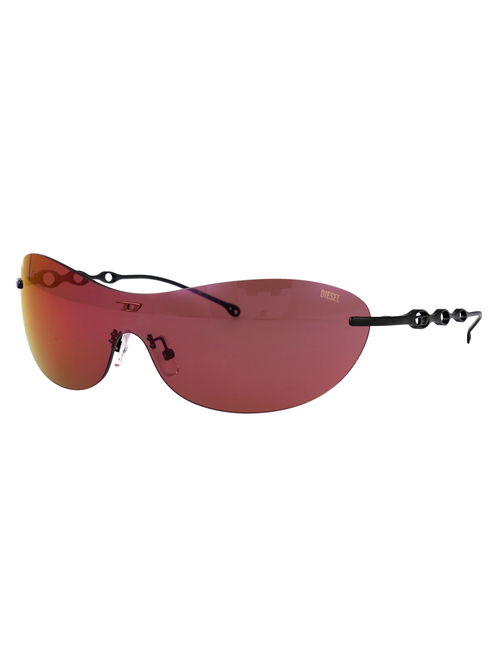 DIESEL Unisex Metal Sunglasses - Trendsetting Accessory for SS25