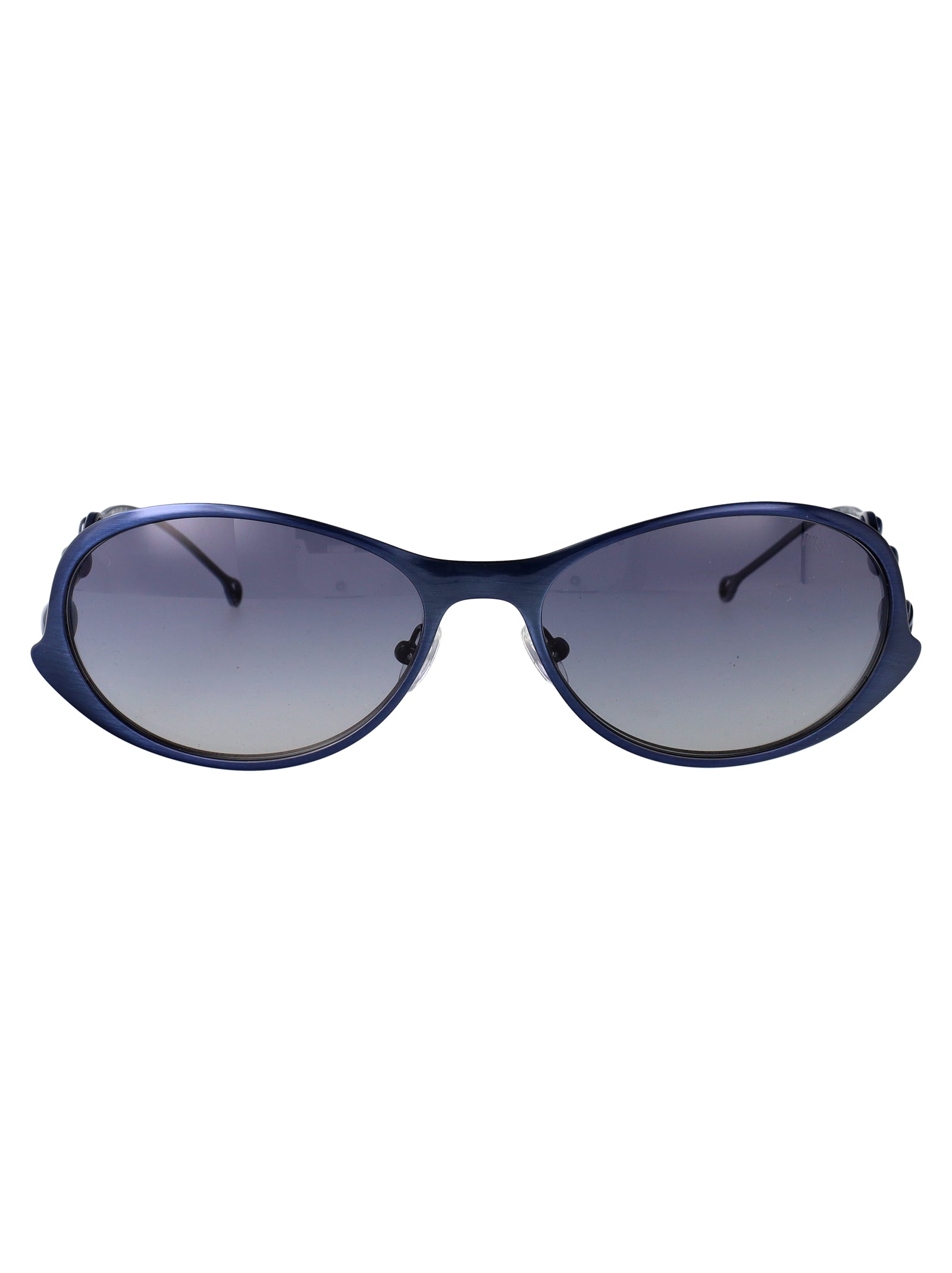DIESEL Brushed Antique Metal Sunglasses - Unisex