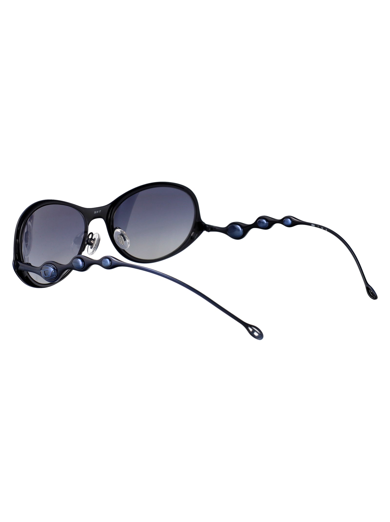 DIESEL Brushed Antique Metal Sunglasses - Unisex
