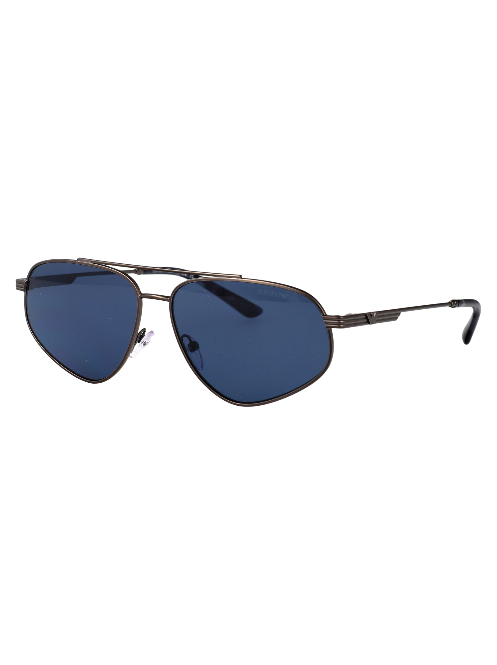 EMPORIO ARMANI Stylish Metal Sunglasses for Men - SS25 Collection