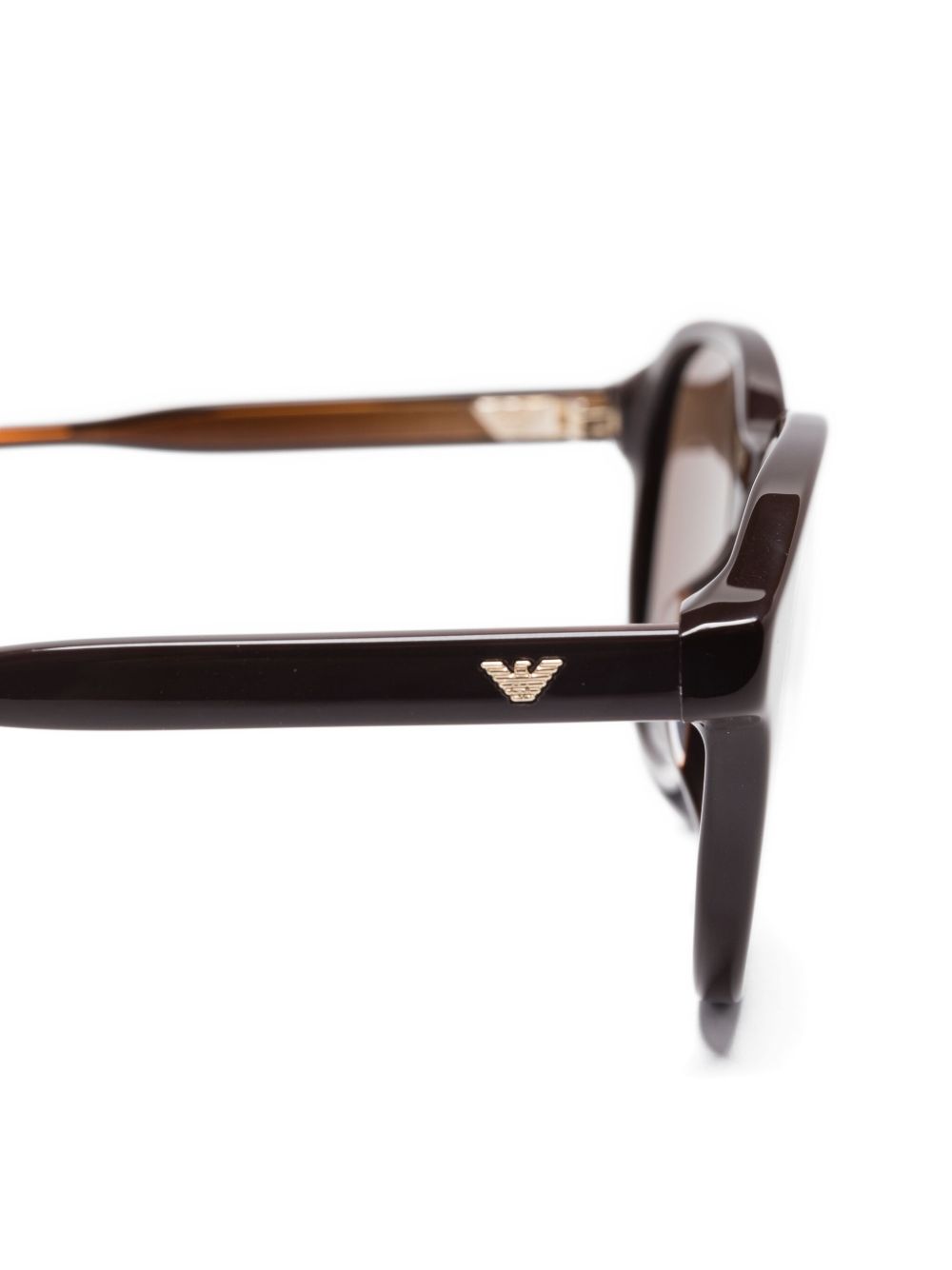 EMPORIO ARMANI Stylish Tinted Sunglasses with Logo Detail for Men