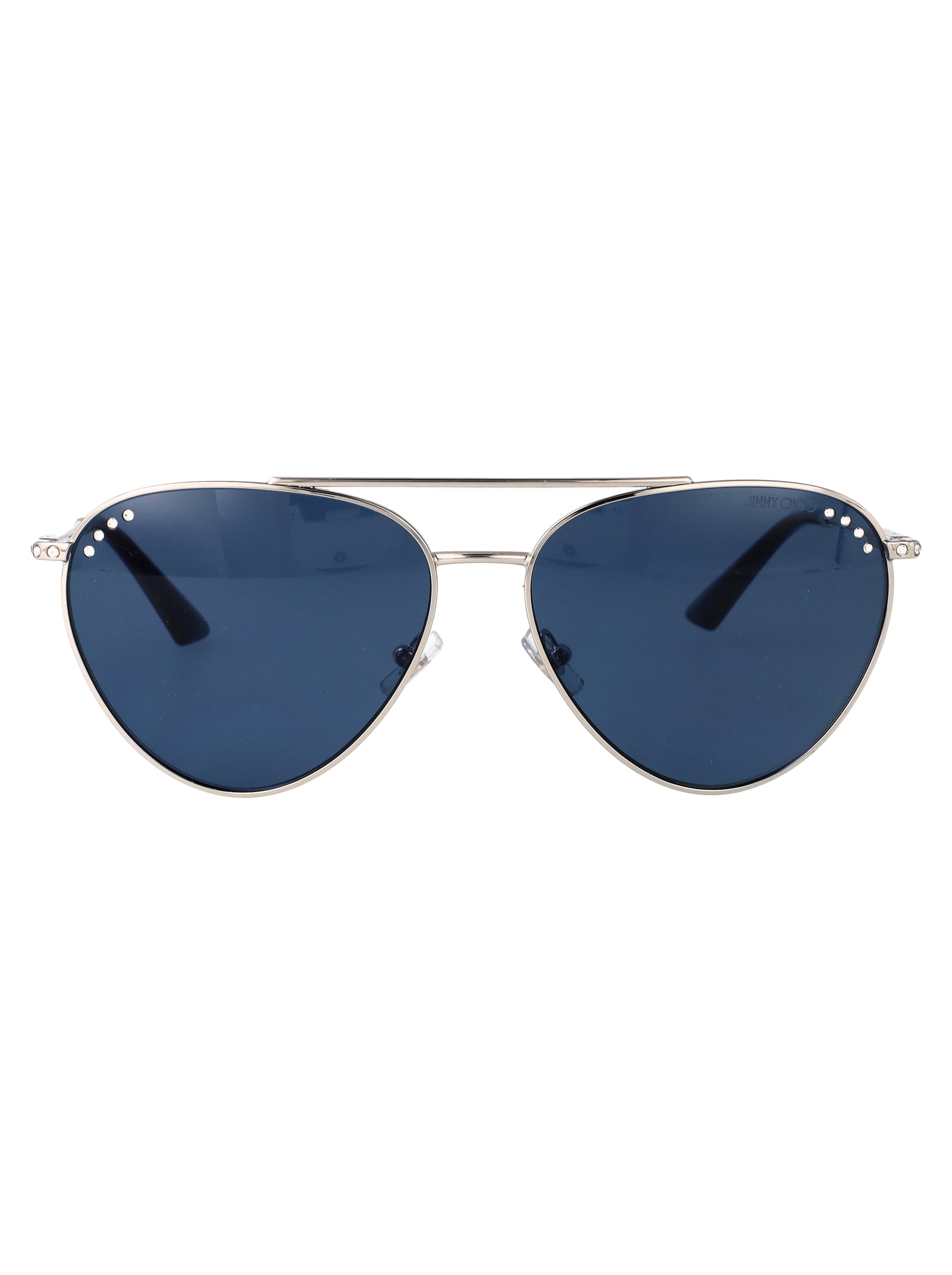 JIMMY CHOO Argento Steel Sunglasses for Women - SS25 Collection