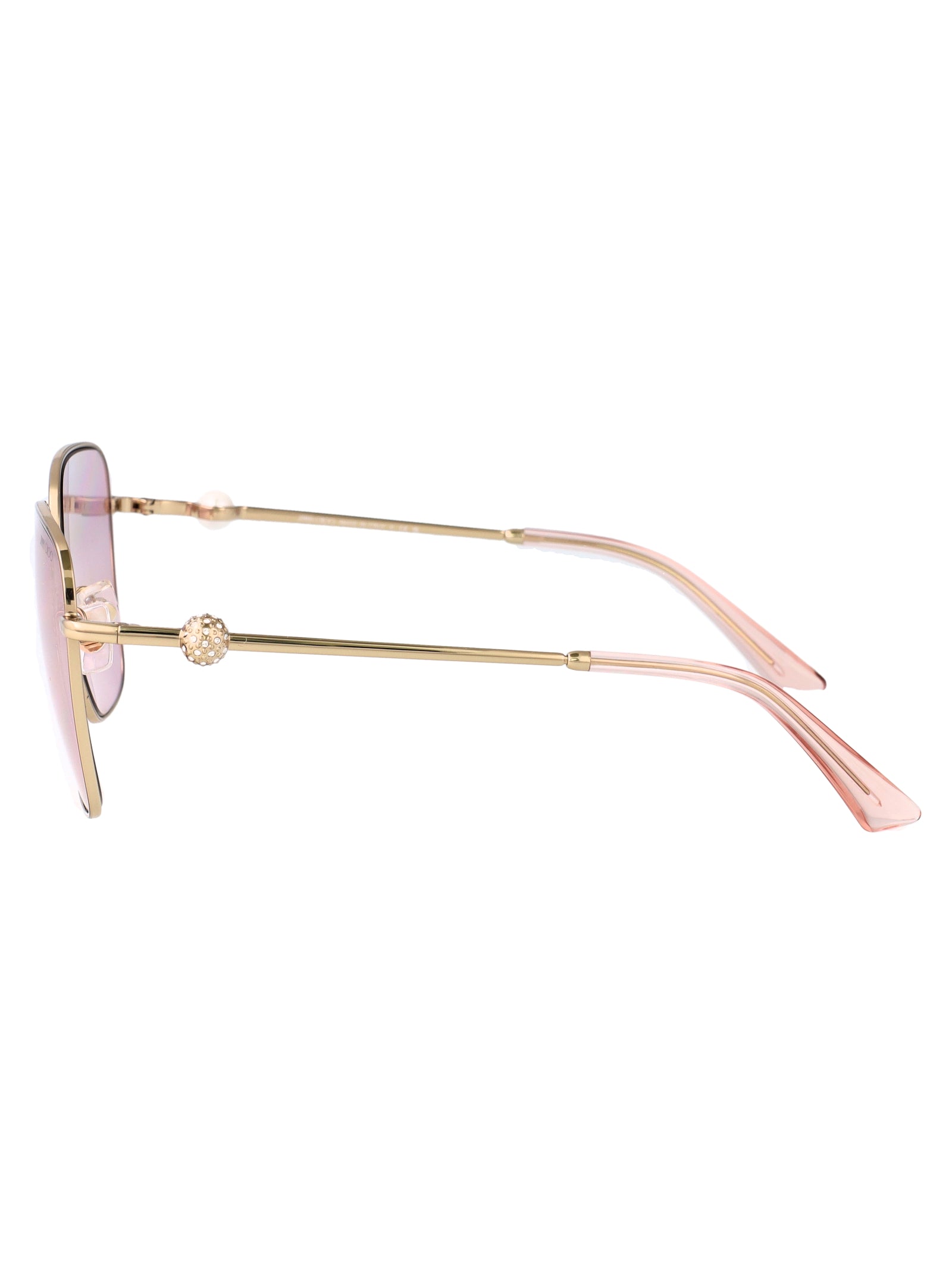 JIMMY CHOO Metal Sunglasses for Women - SS25 Collection