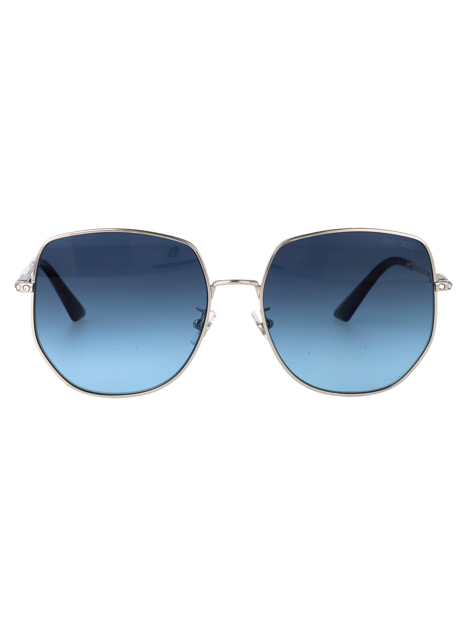 JIMMY CHOO Elegant Steel Sunglasses for Women - Perfect for SS25