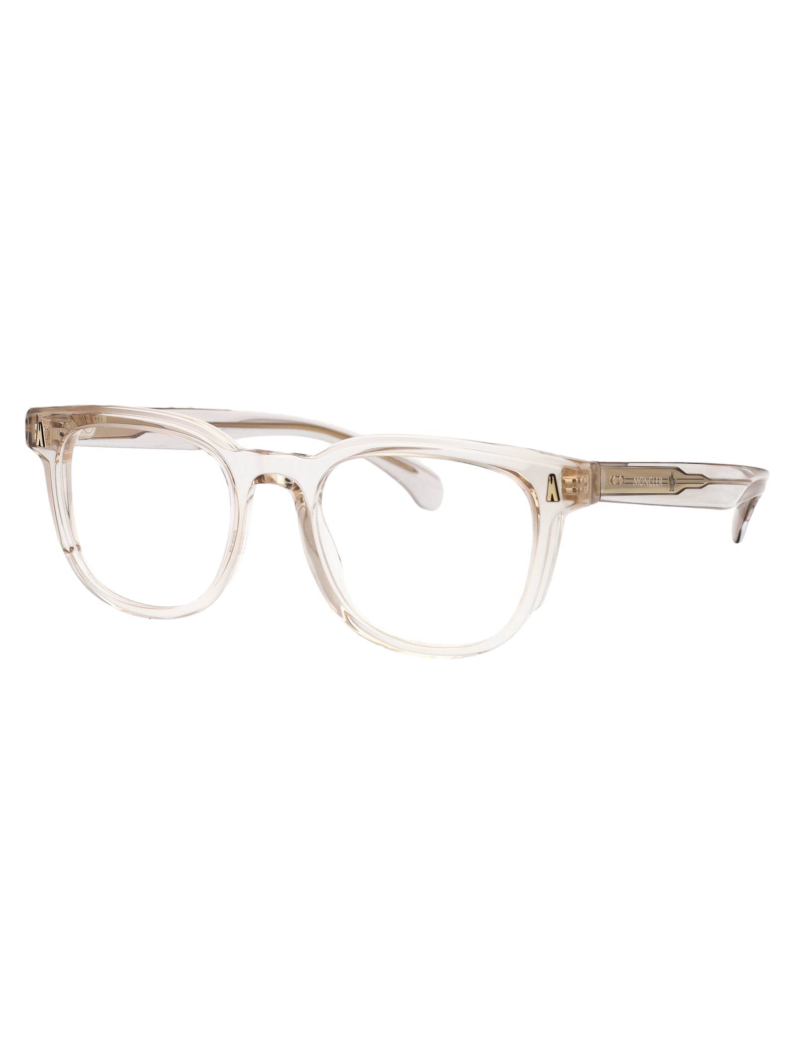 MONCLER Transparent Butter Acetate Optical Glasses for All