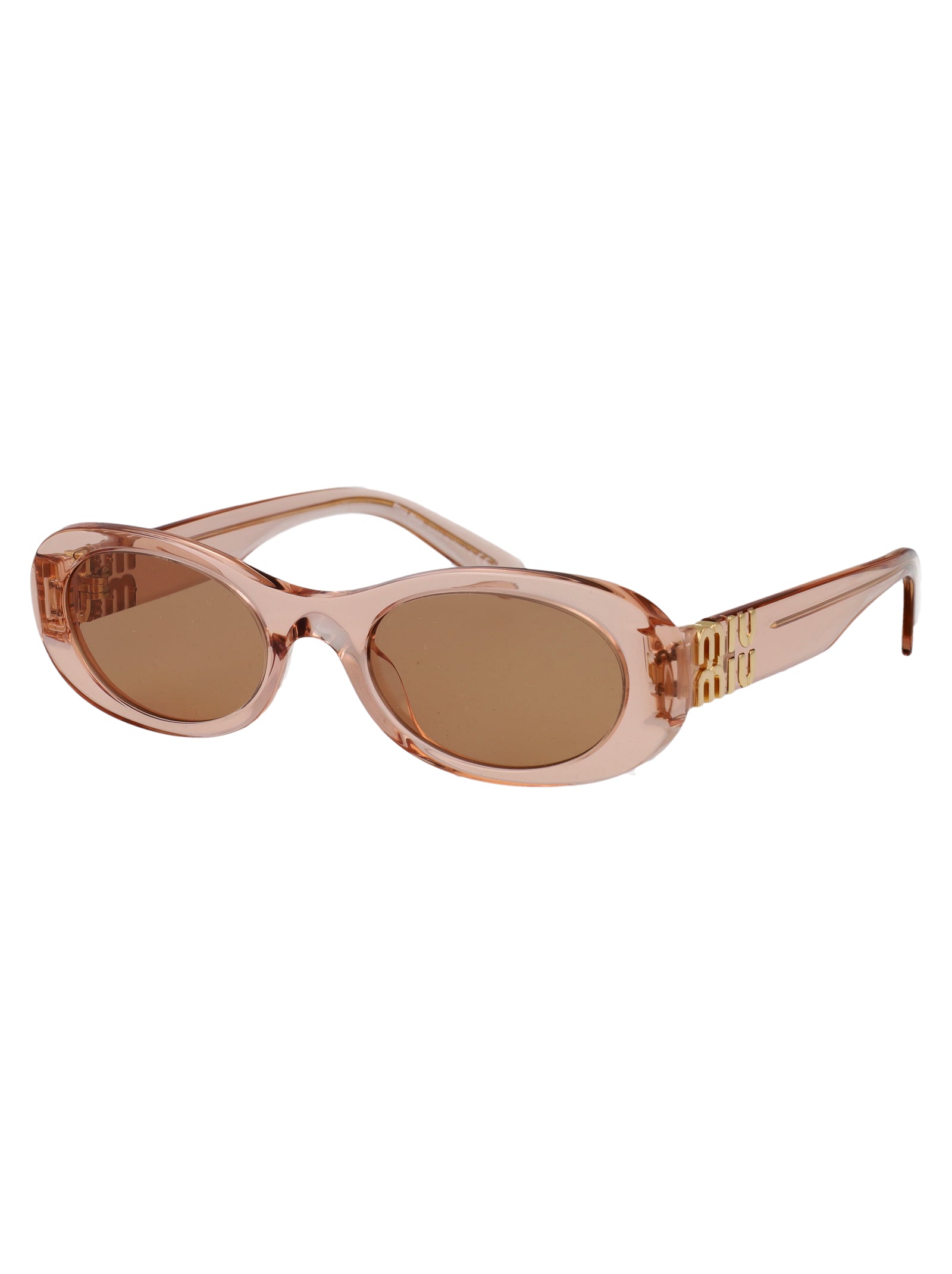 MIU MIU Transparent Acetate Sunglasses for Women