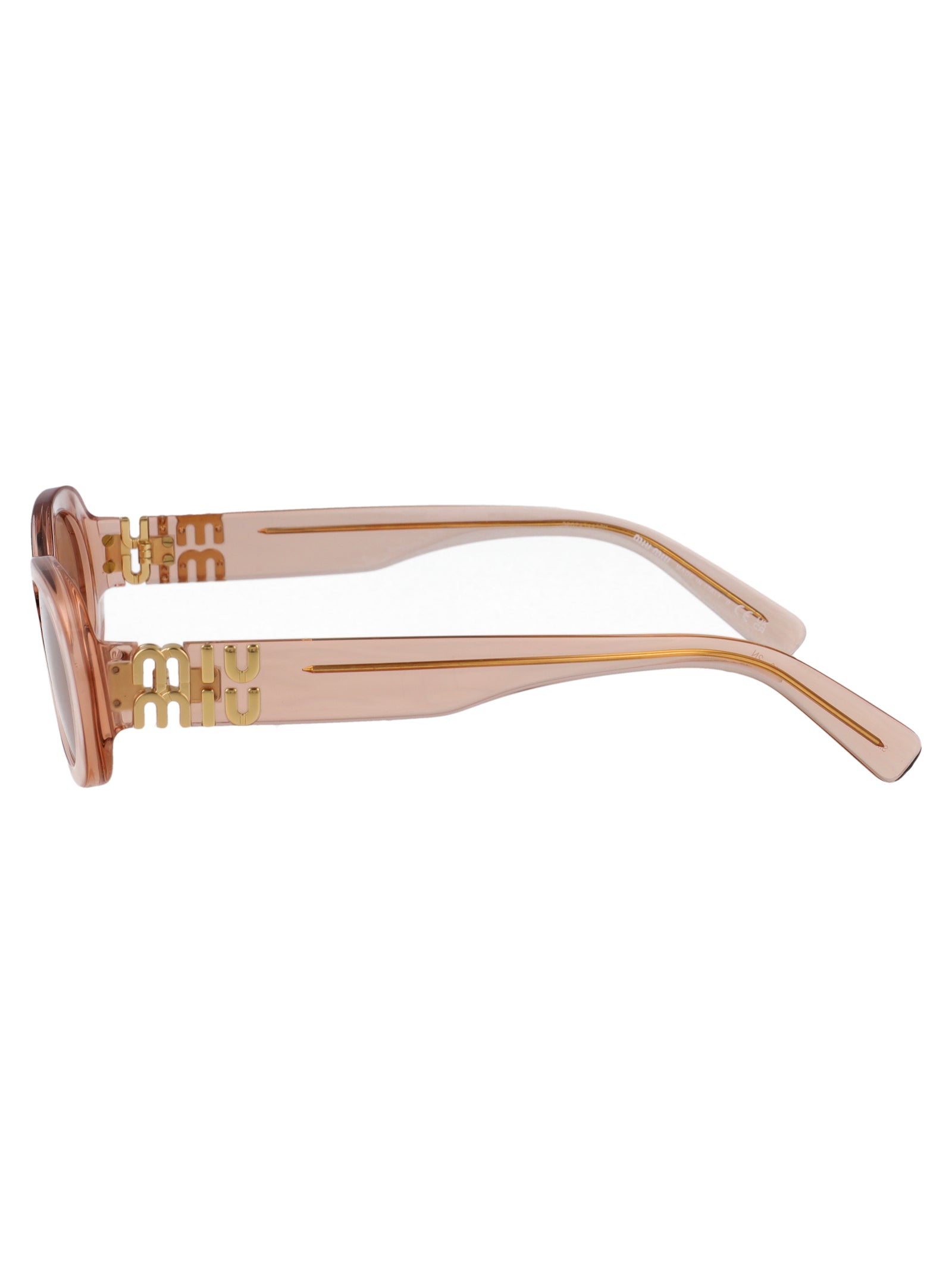 MIU MIU Transparent Acetate Sunglasses for Women