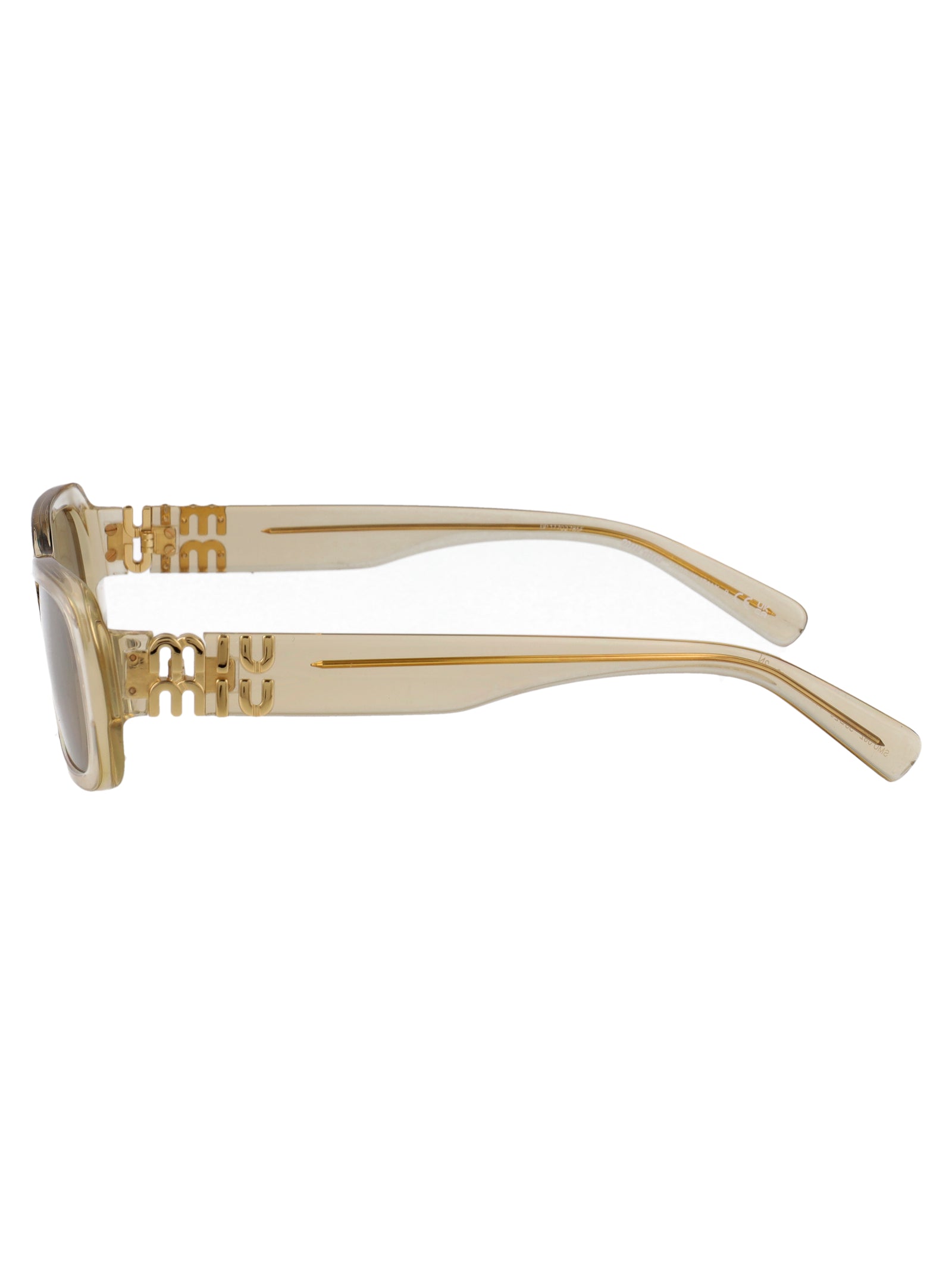 MIU MIU Transparent Acetate Sunglasses for Women