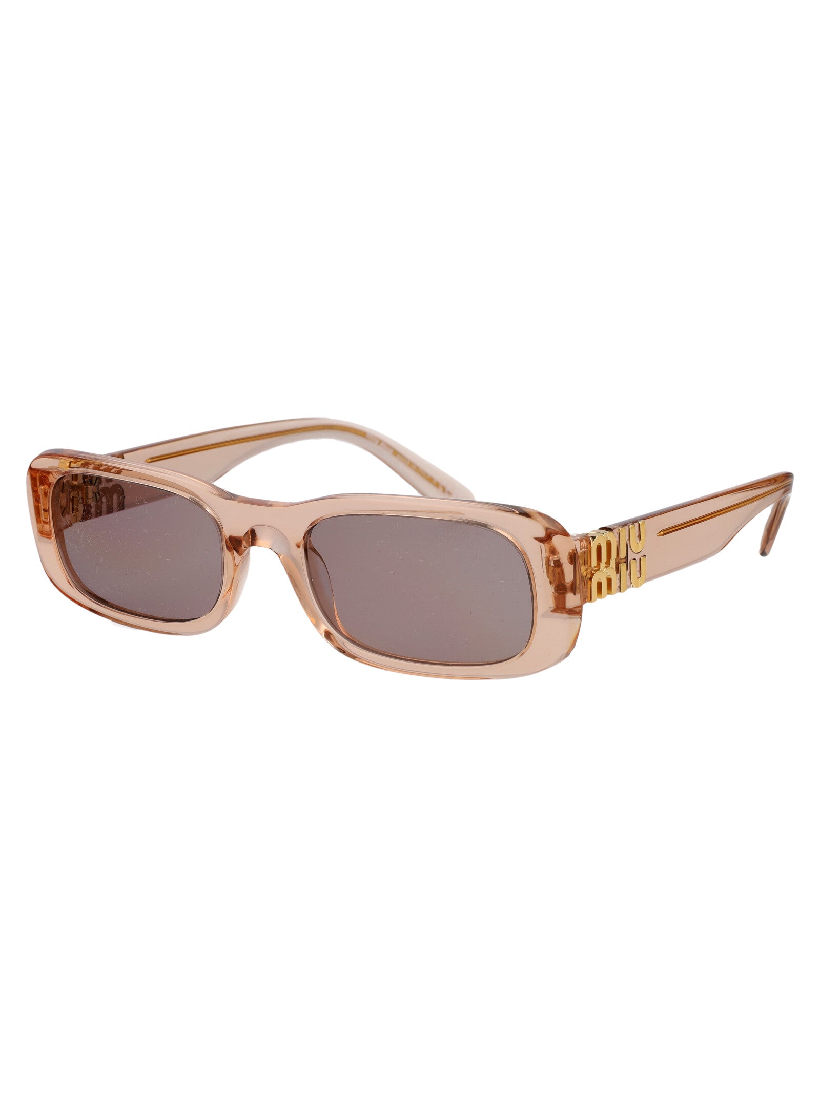 MIU MIU Transparent Acetate Sunglasses