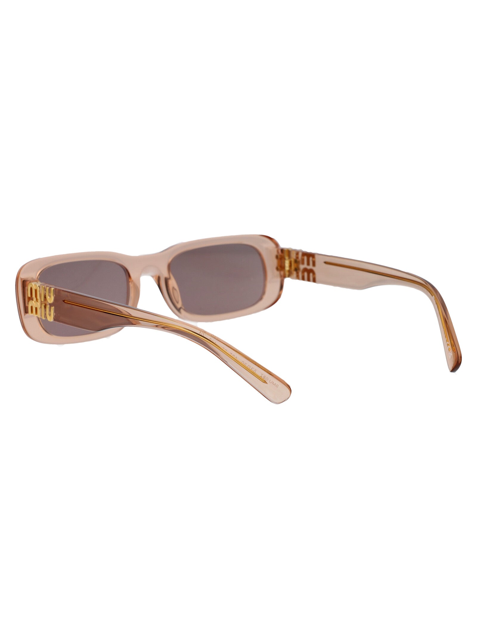 MIU MIU Transparent Acetate Sunglasses