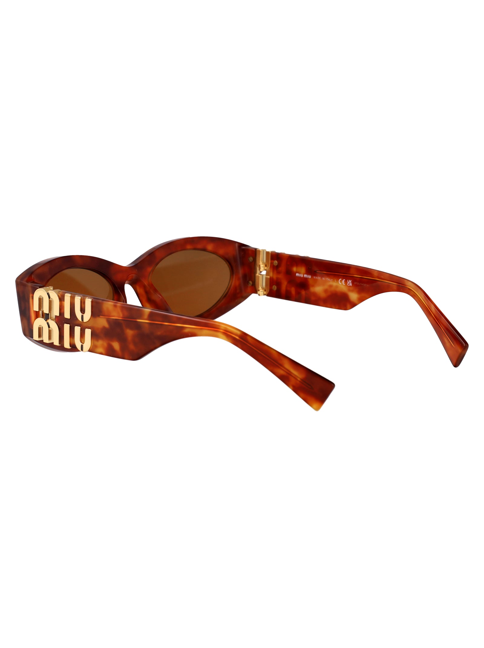 MIU MIU Havana Acetate Sunglasses for Women