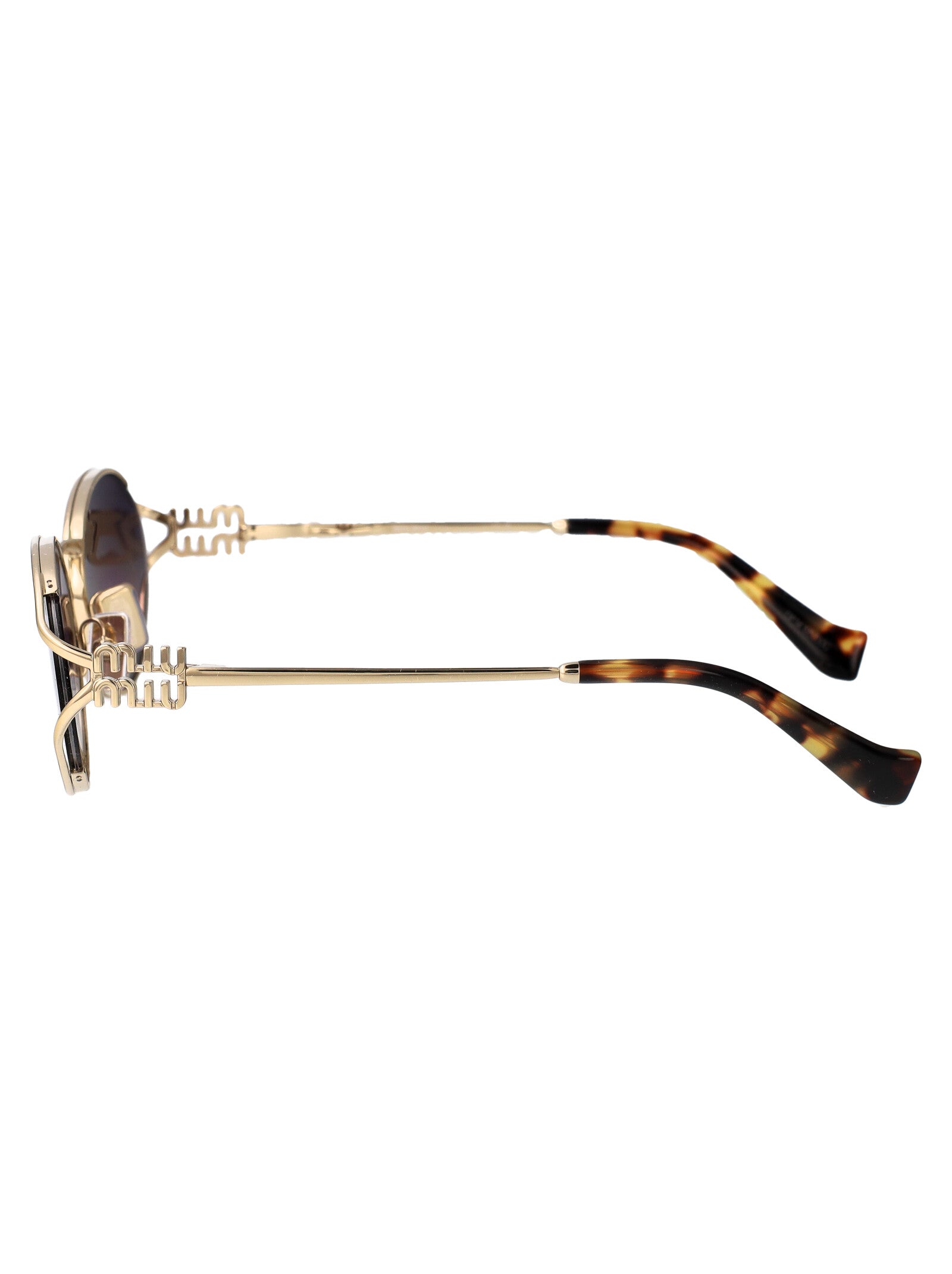 MIU MIU Sleek Metal Sunglasses for Women