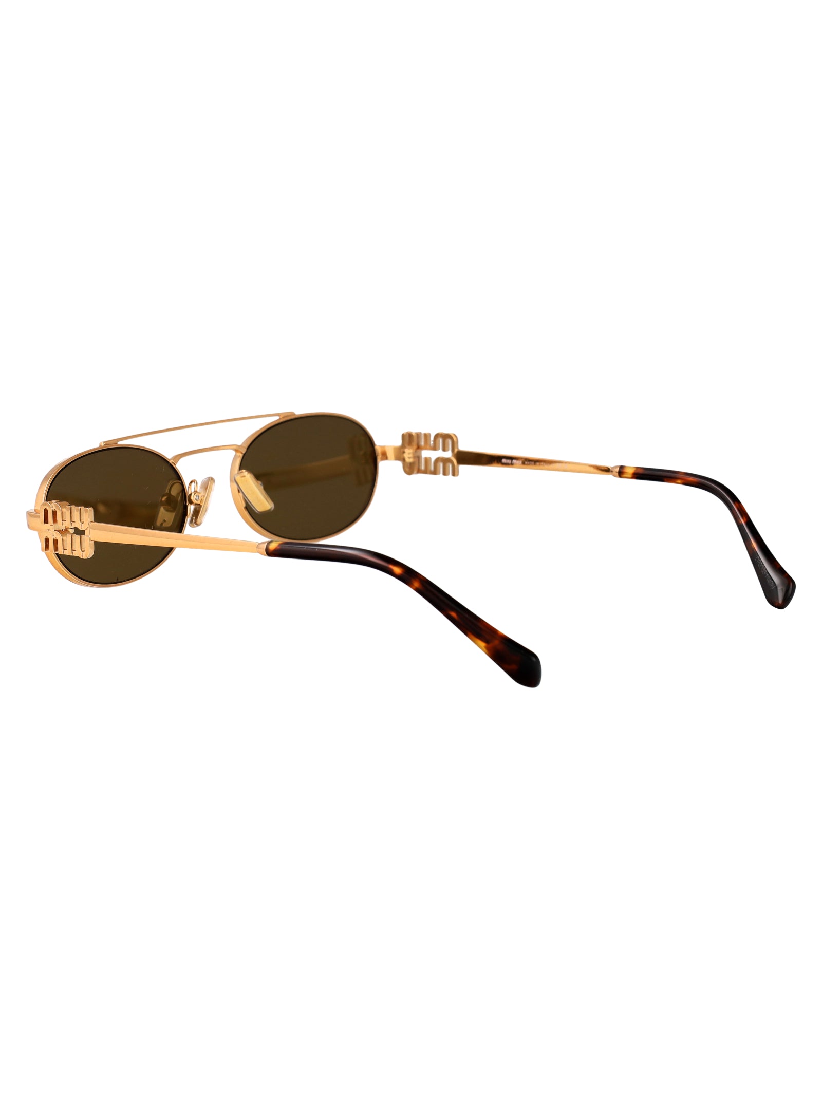 MIU MIU Chic Metallic-Toned Sunglasses - Women’s Accessory