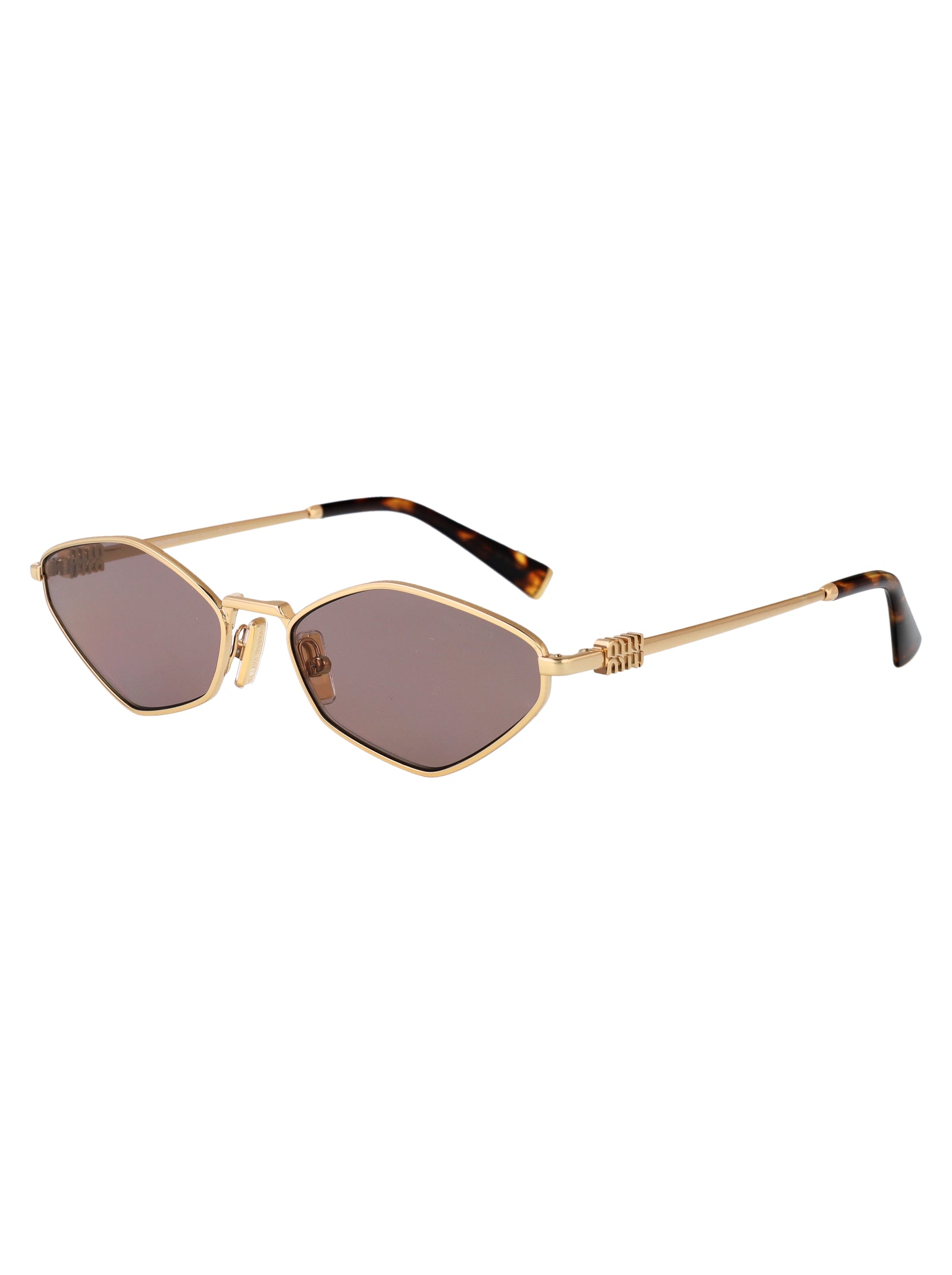 MIU MIU Metallic Mini Sunglasses for Women
