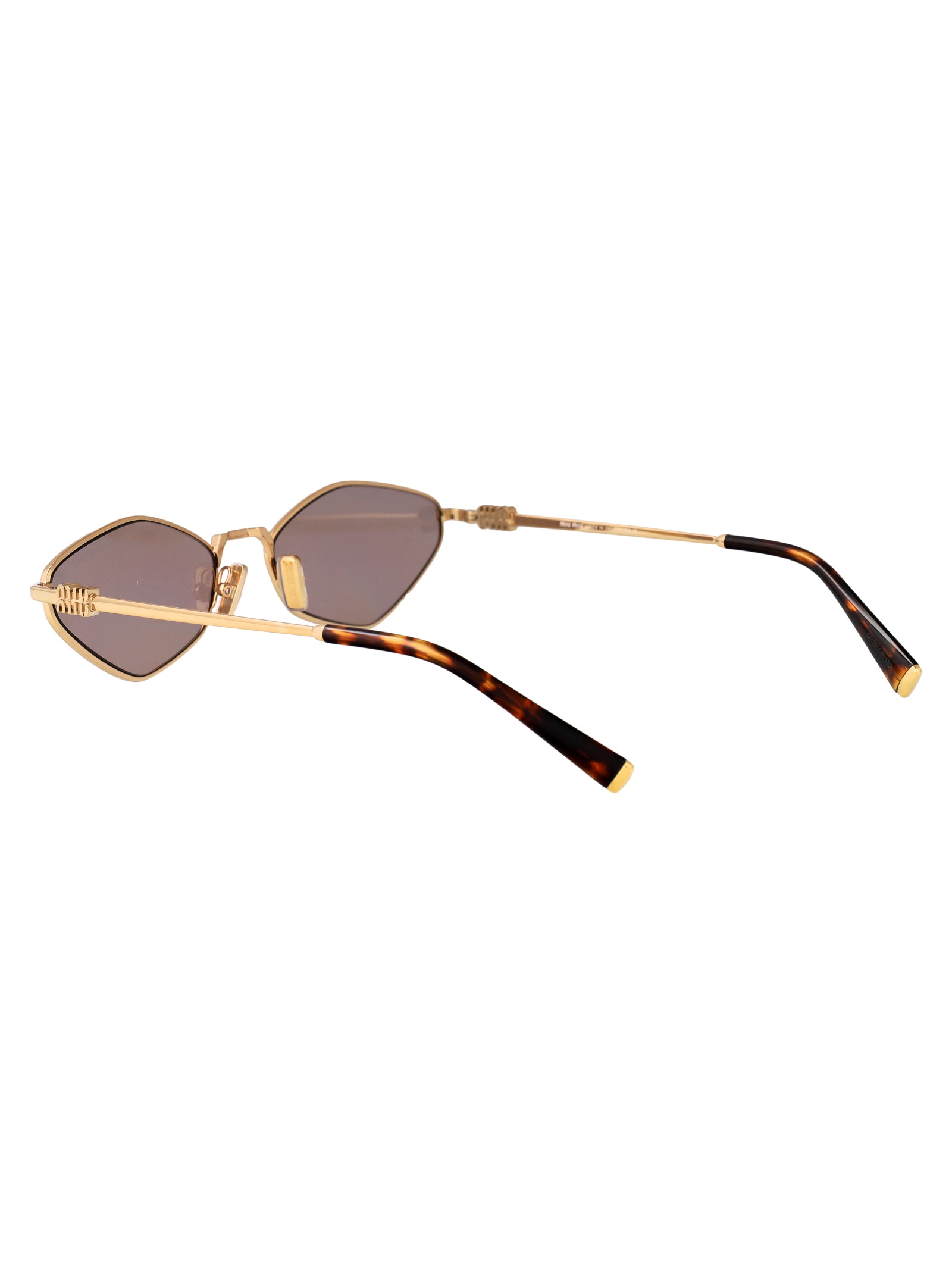 MIU MIU Metallic Mini Sunglasses for Women