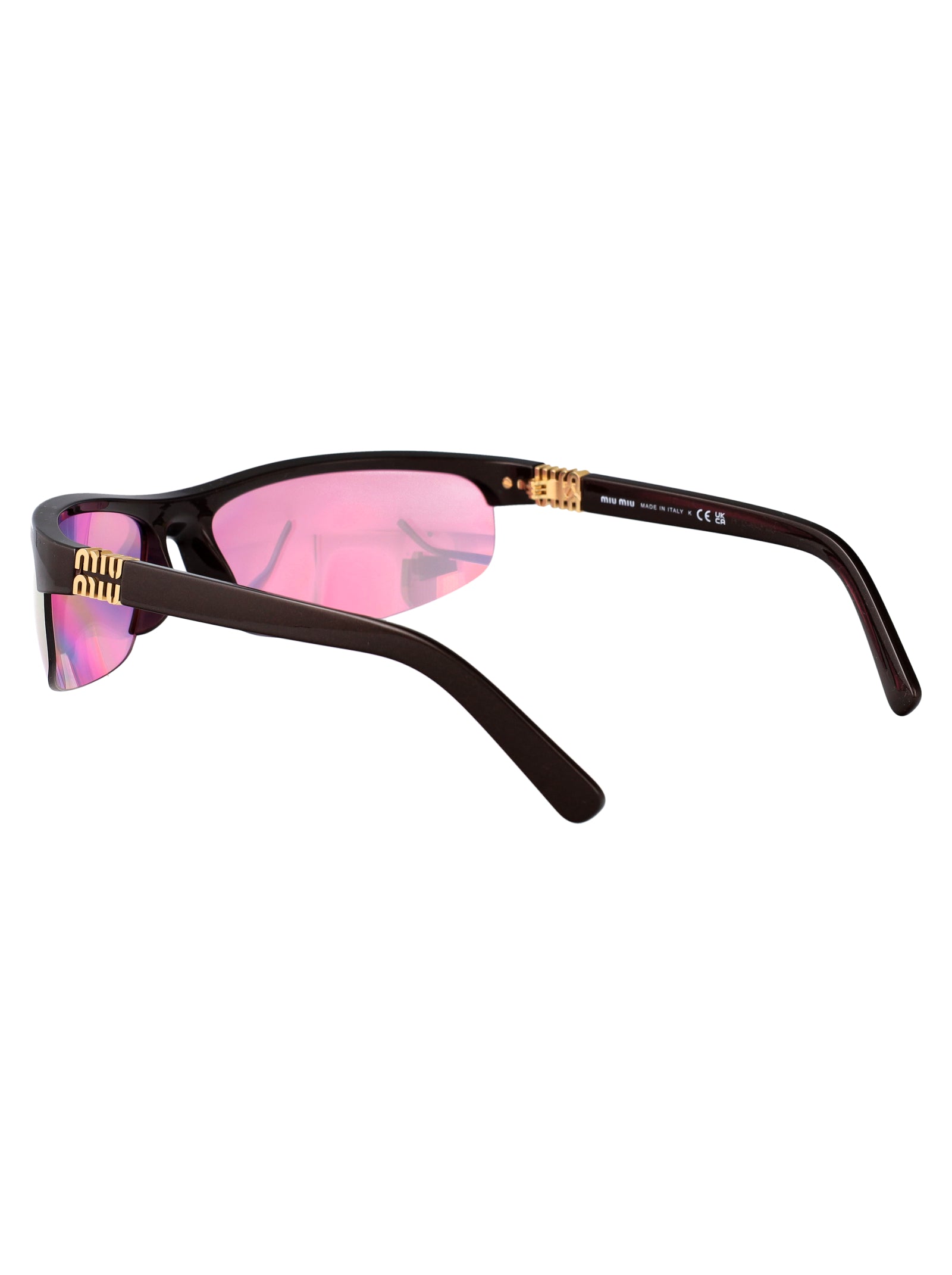 MIU MIU Metallic Acetate Sunglasses for Women