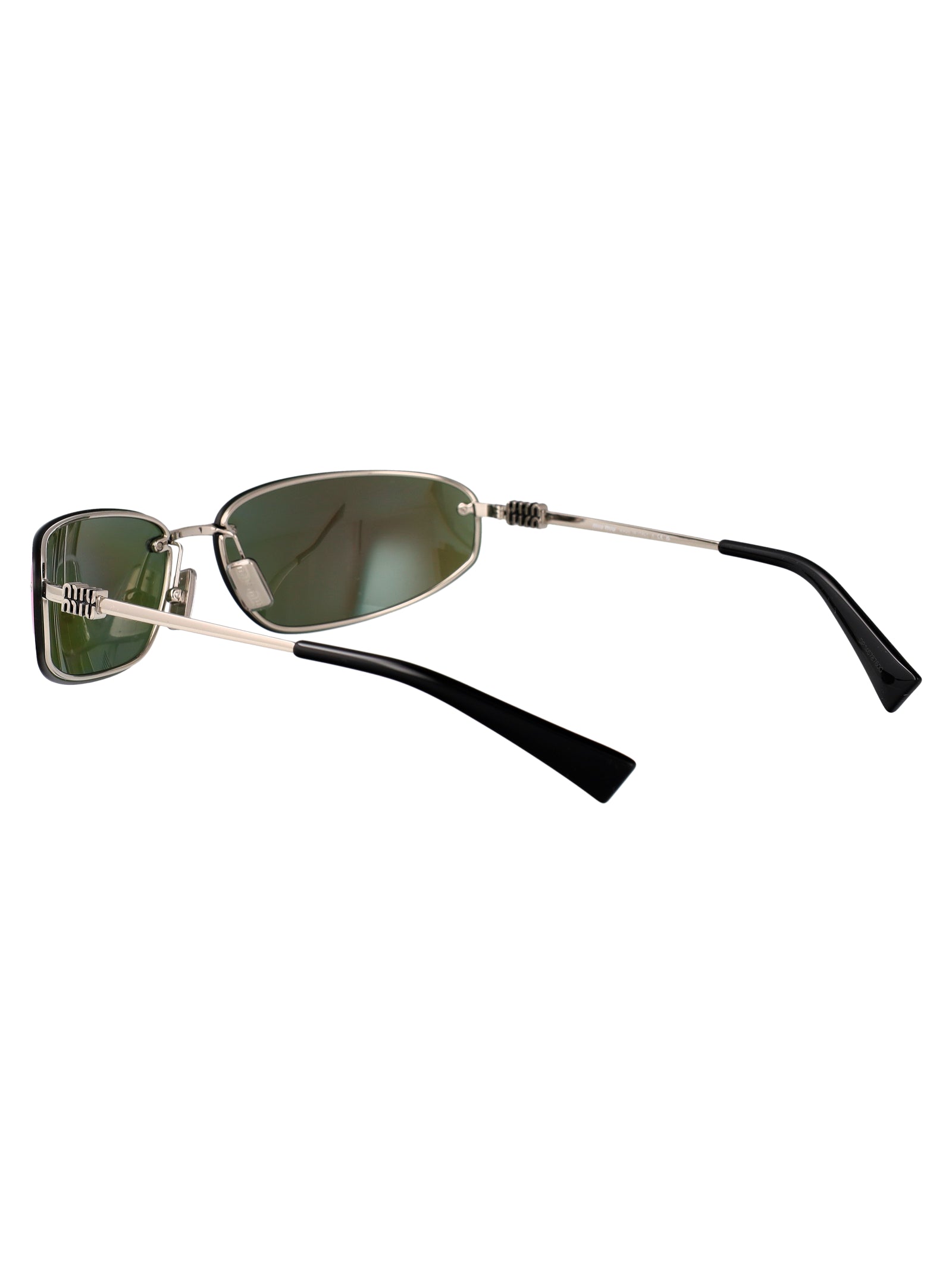 MIU MIU Metallic Sunglasses for Women - SS25 Collection