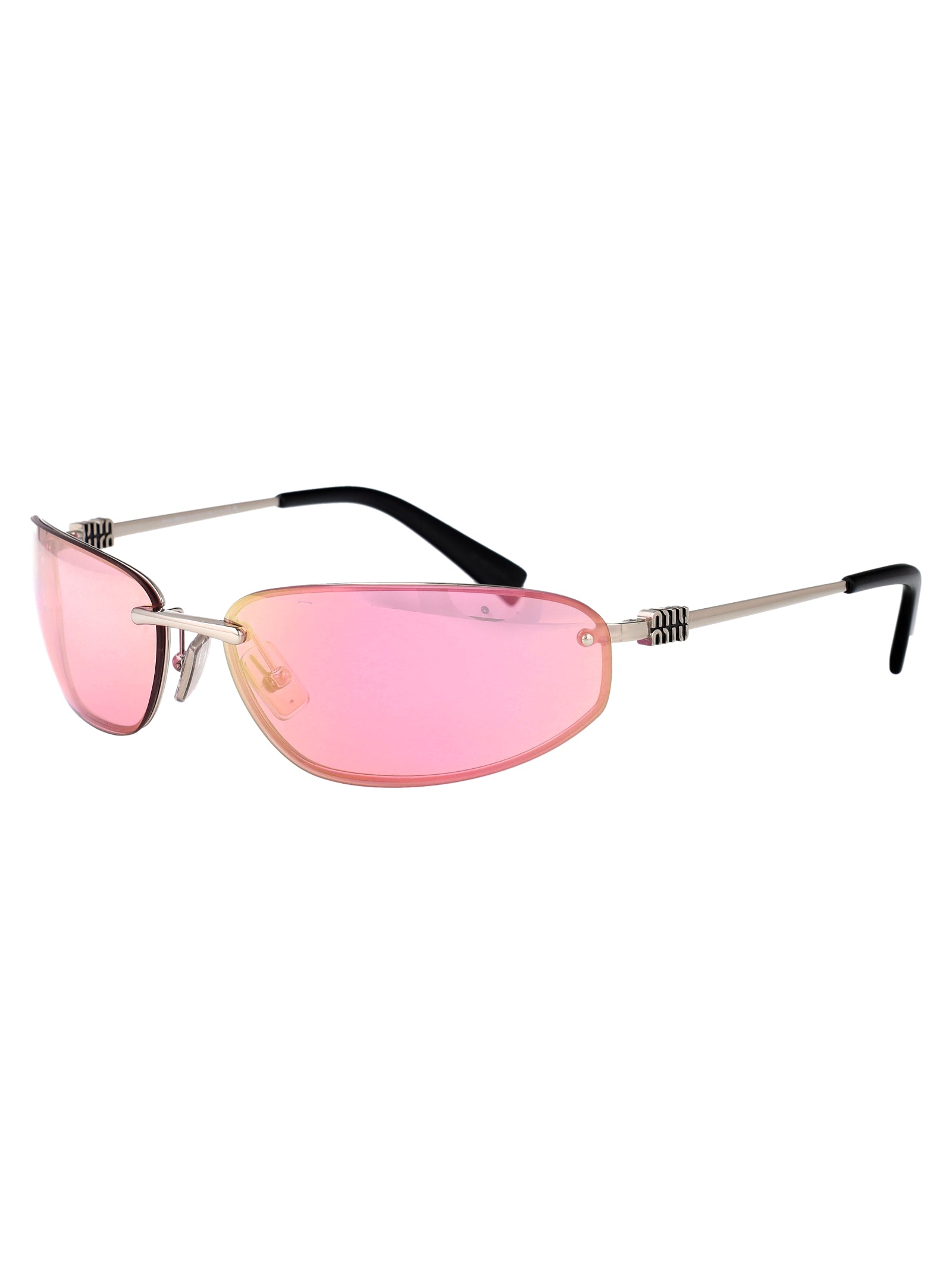 MIU MIU Metallic Eyewear Sunglasses for Women