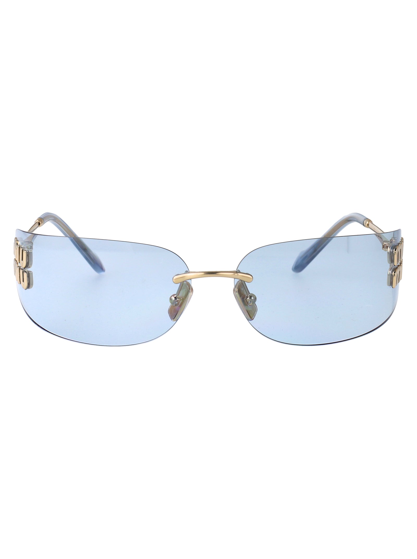 MIU MIU Metal Frame Sunglasses for Women - SS25 Collection