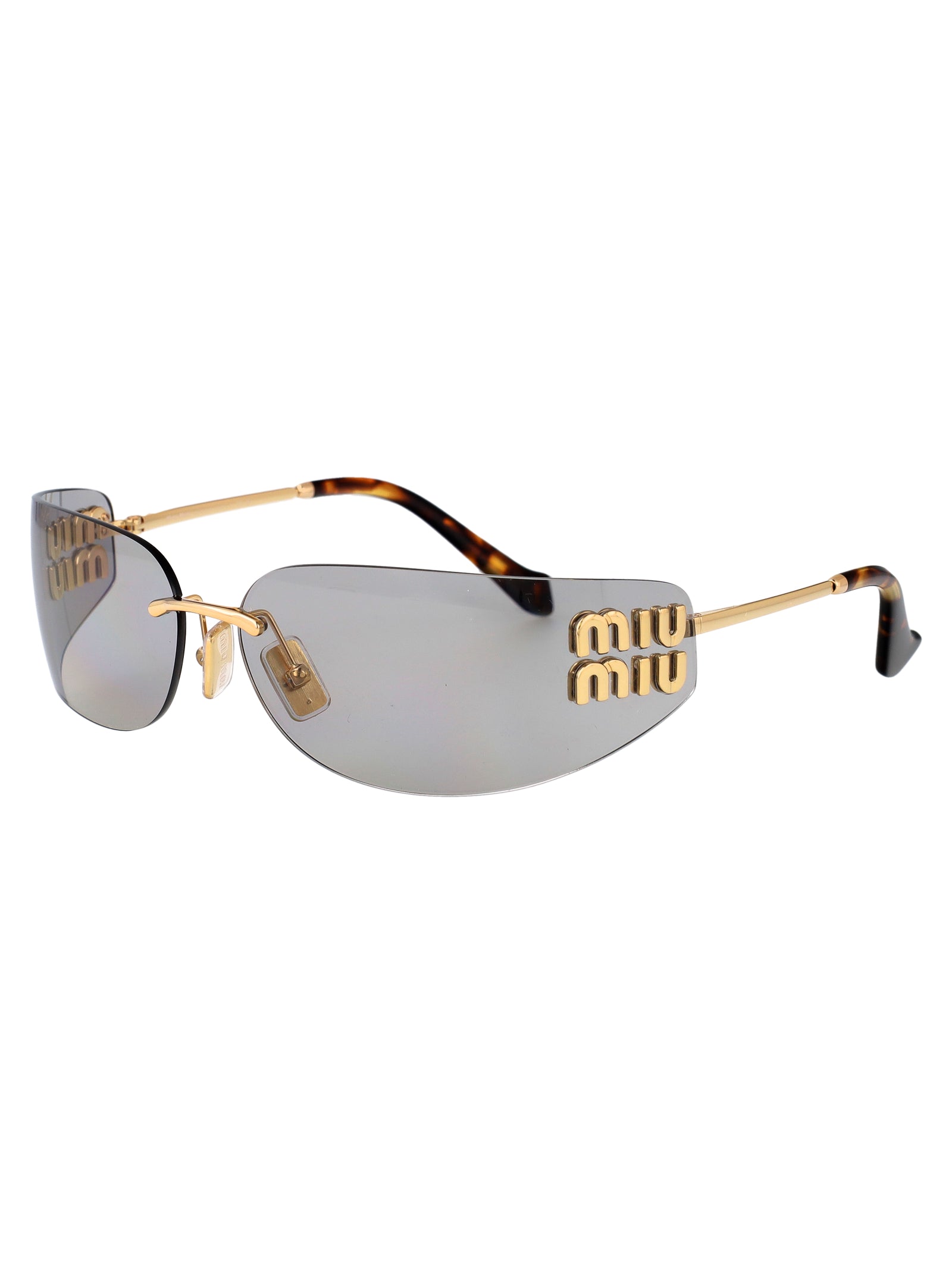MIU MIU Chic Metallic Sunglasses for Women