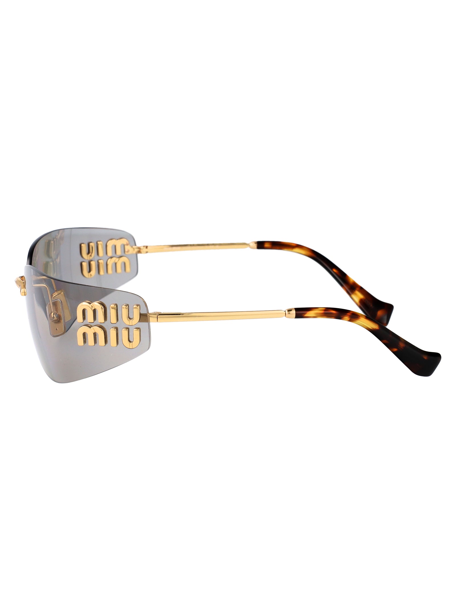 MIU MIU Chic Metallic Sunglasses for Women