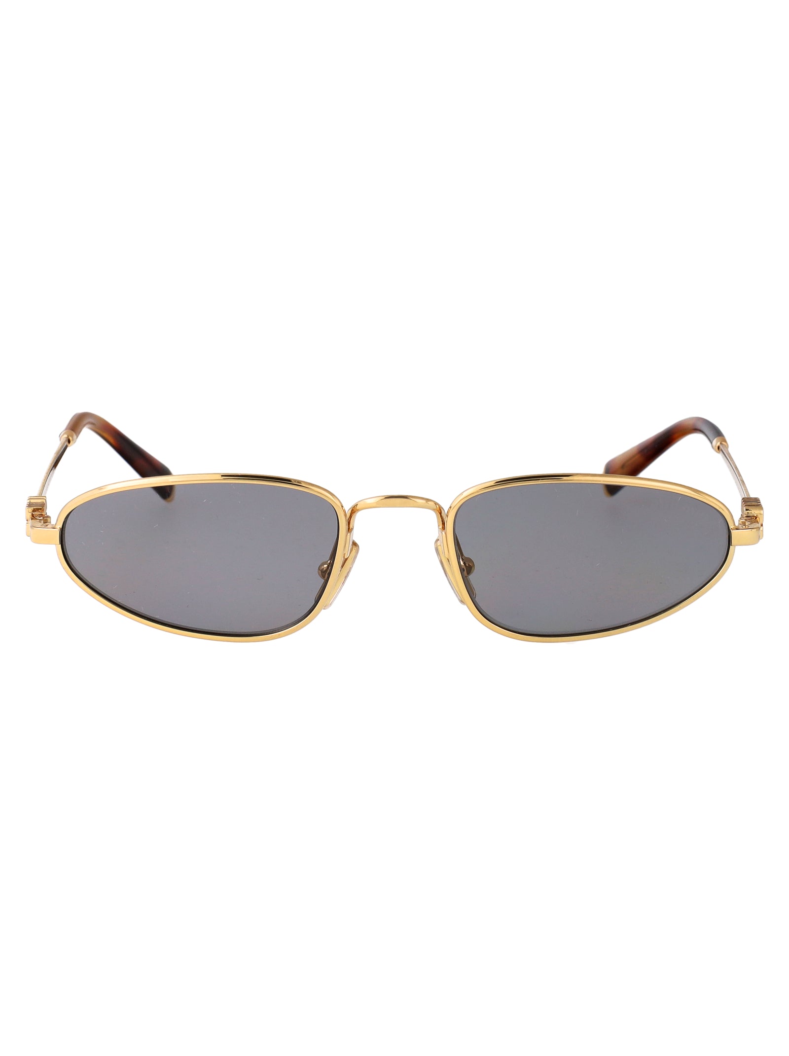 MIU MIU Metal Frame Sunglasses for Women - SS25 Collection
