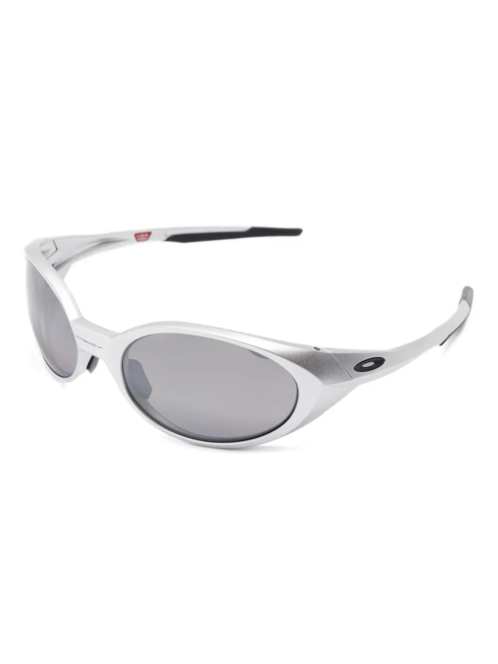 OAKLEY Oval-Frame Sunglasses with Mirrored Lenses