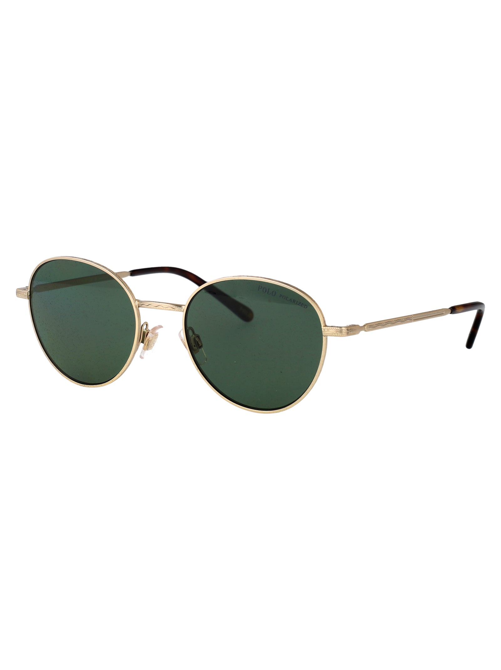 POLO RALPH LAUREN Metal Sunglasses for Men - Semi-Shiny Finish