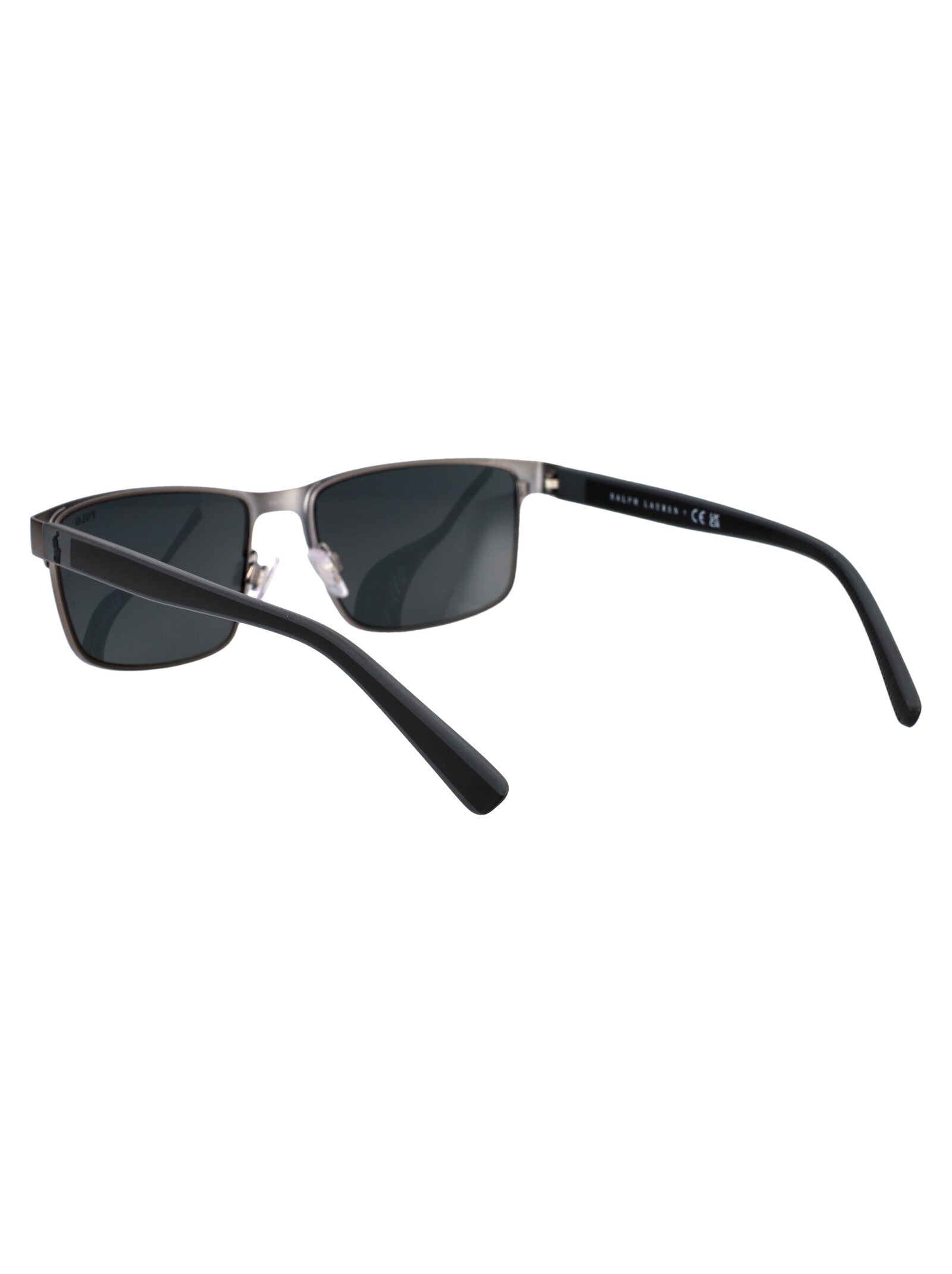 POLO RALPH LAUREN Matte Gunmetal Metal Sunglasses for Men