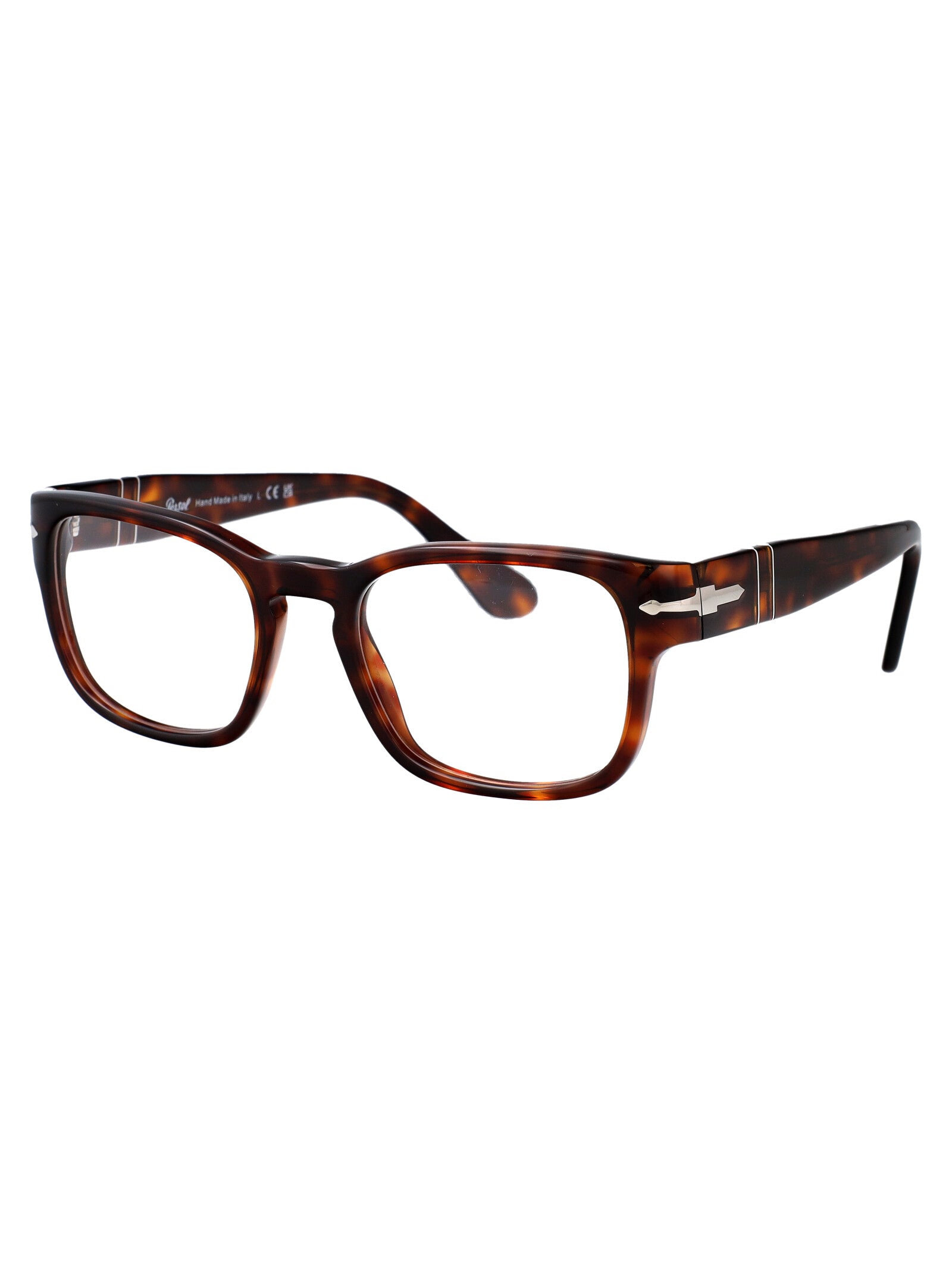 PERSOL Havana Acetate Unisex Optical Glasses