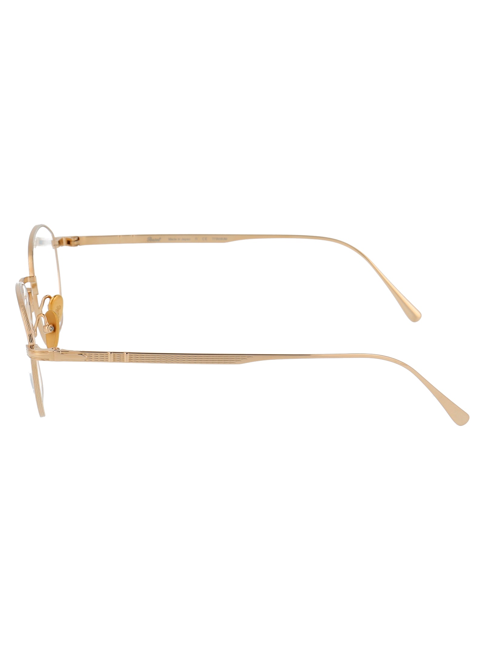 PERSOL Gold Titanium Unisex Optical Glasses